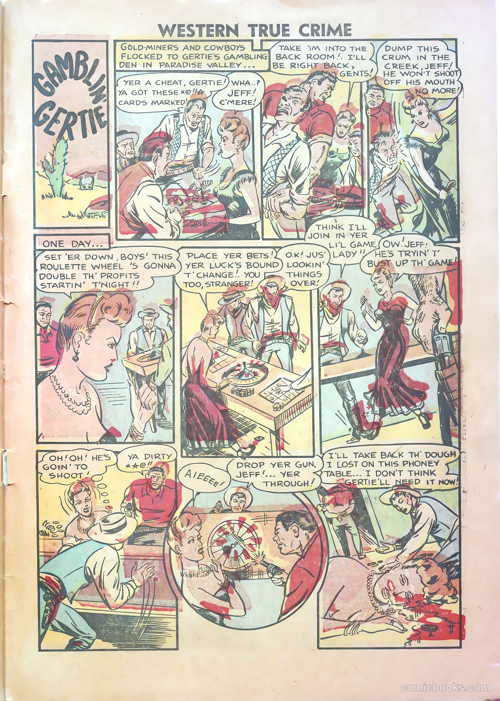Western True Crime #1 (1950) — page 33 of 37