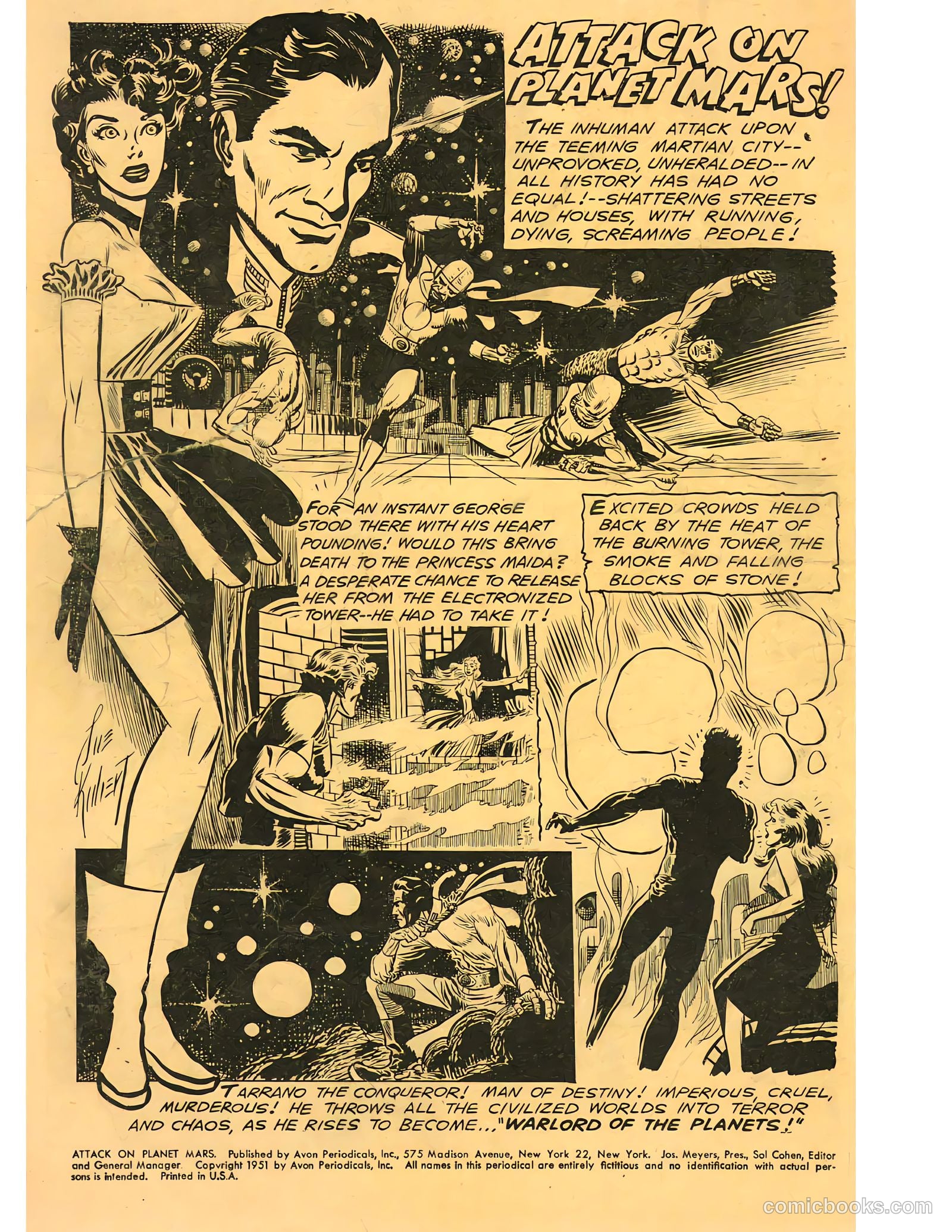 Attack on Planet Mars #nn (1951) — page 2 of 36