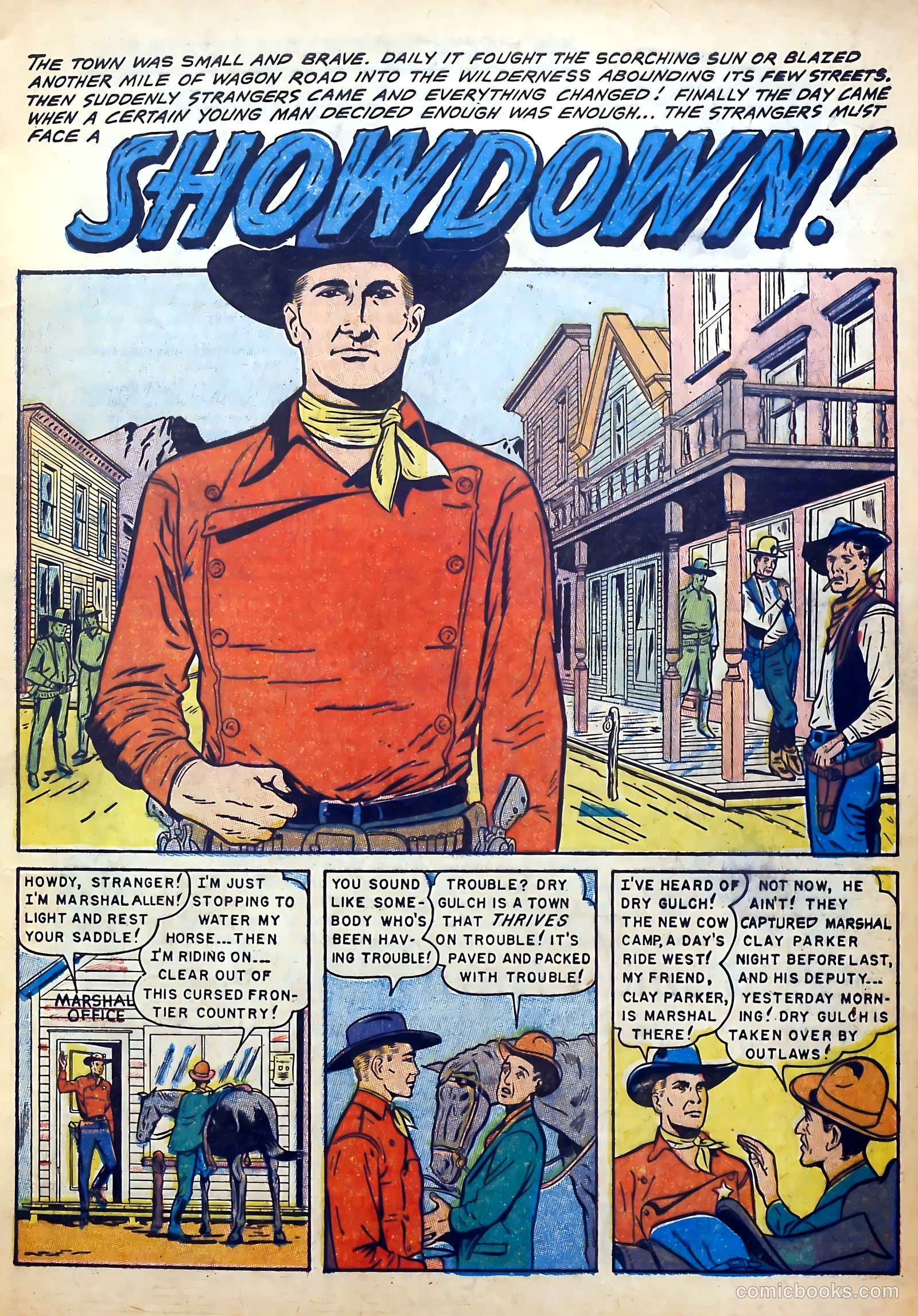 Gunsmoke Trail #4 (1957) — page 3 of 36