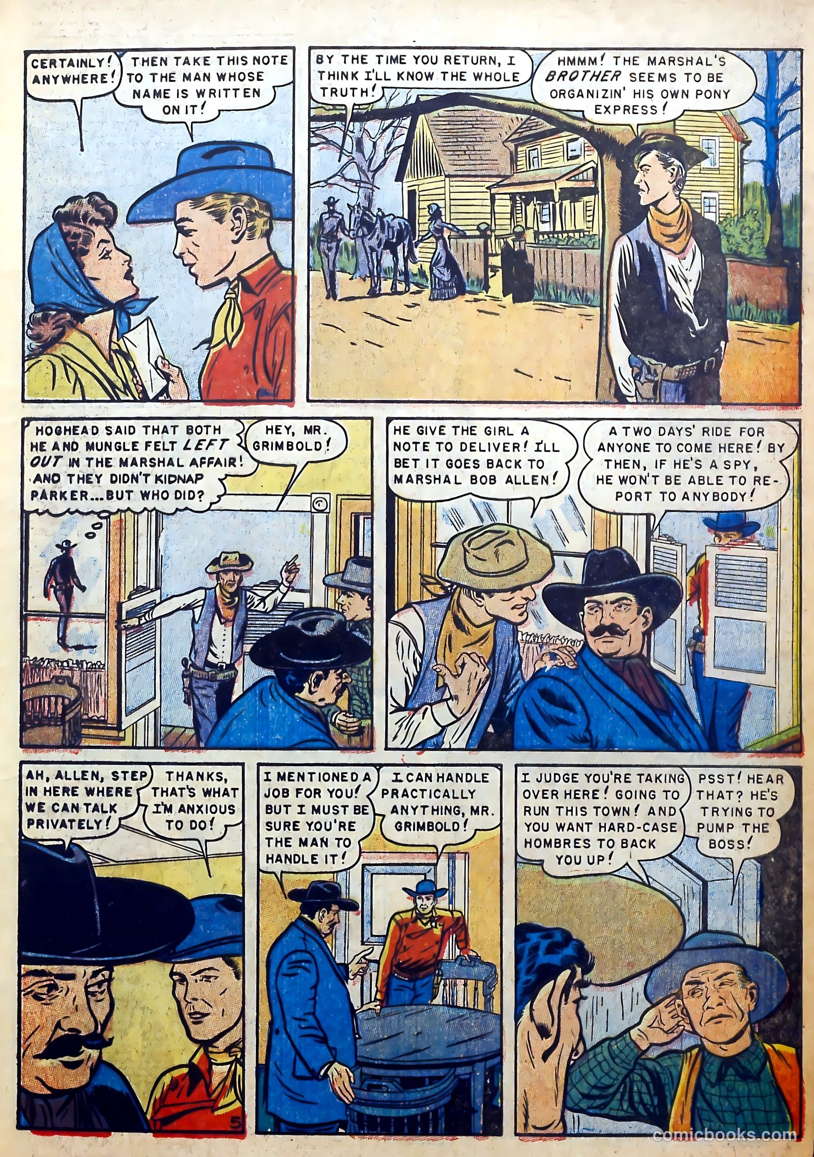 Gunsmoke Trail #4 (1957) — page 9 of 36