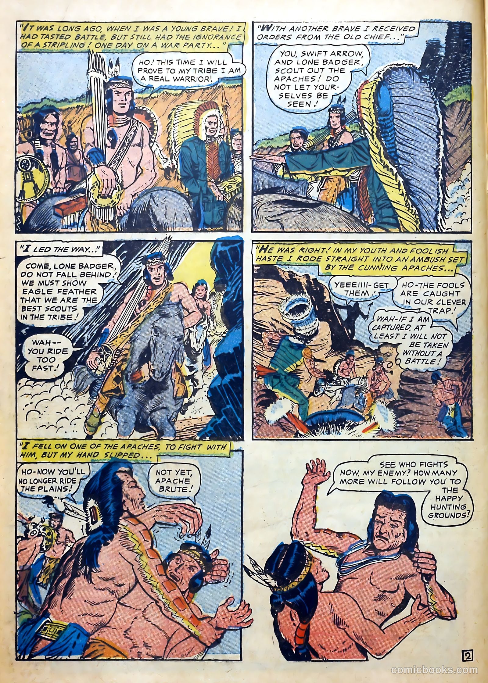 Gunsmoke Trail #4 (1957) — page 14 of 36