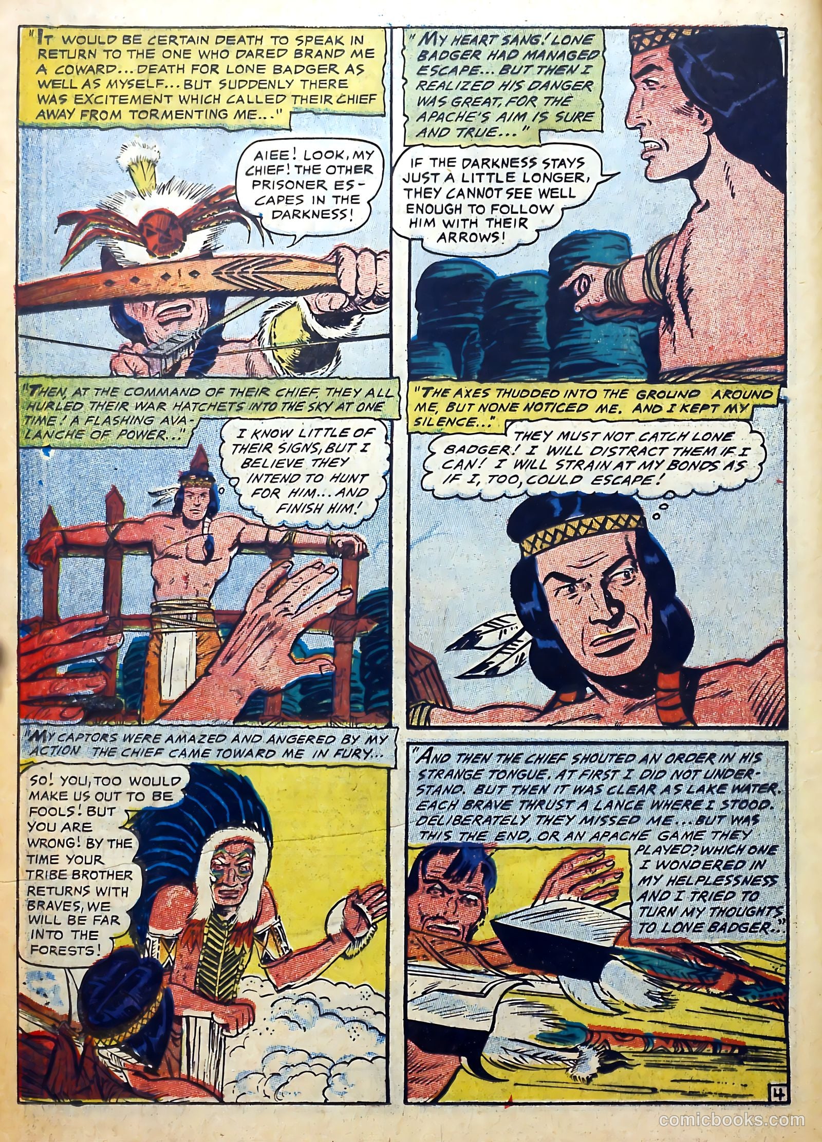 Gunsmoke Trail #4 (1957) — page 16 of 36