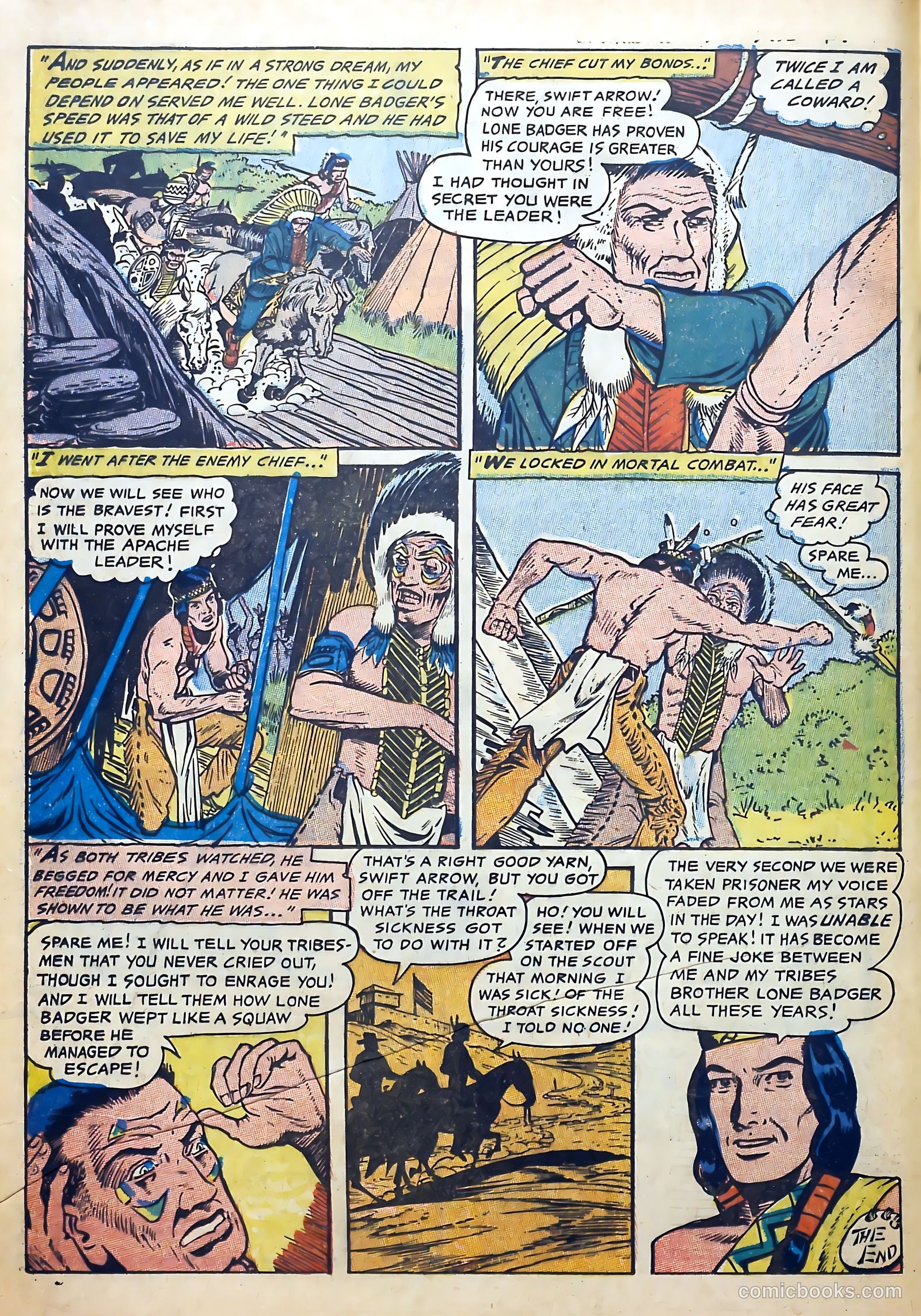 Gunsmoke Trail #4 (1957) — page 18 of 36
