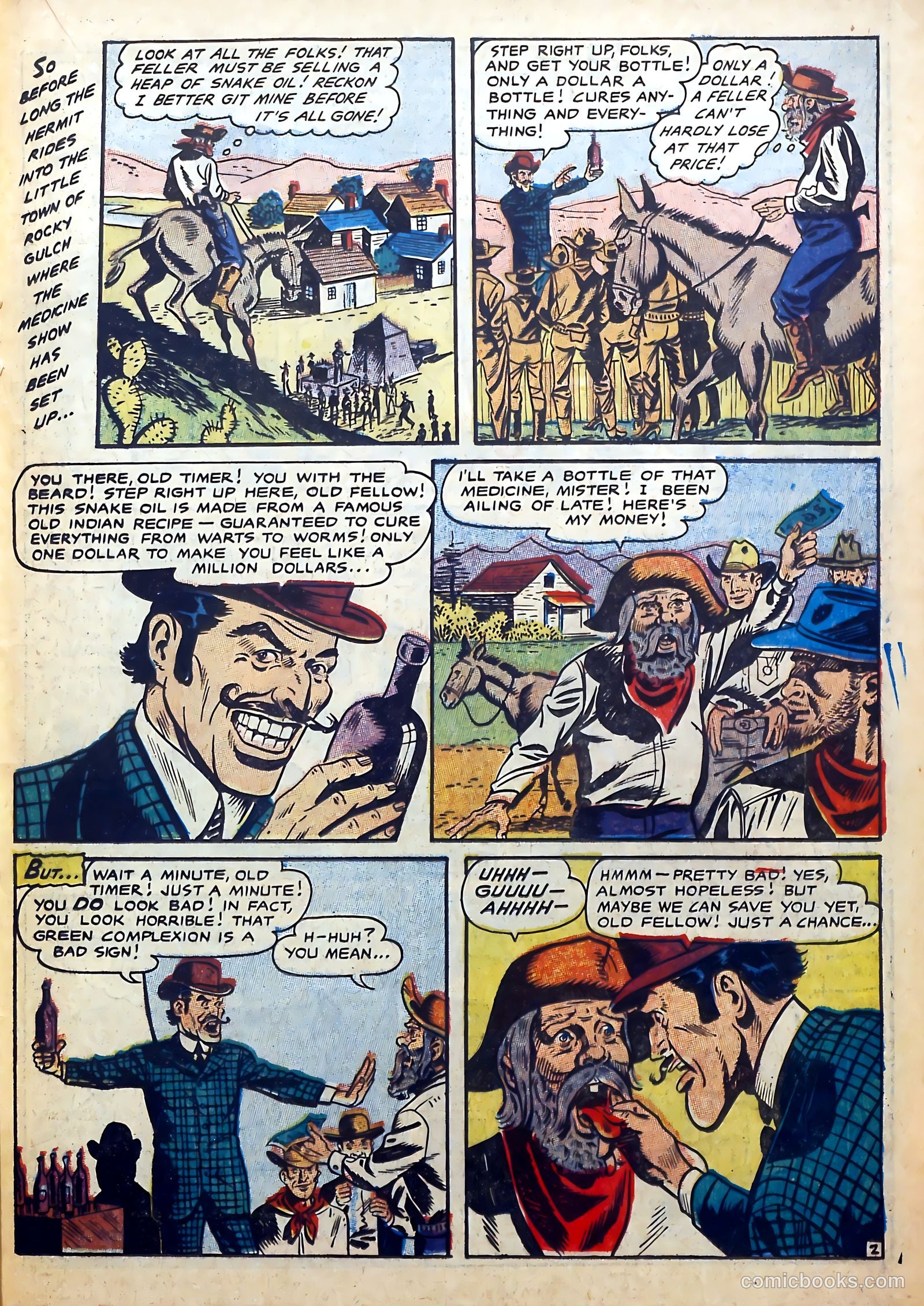 Gunsmoke Trail #4 (1957) — page 21 of 36