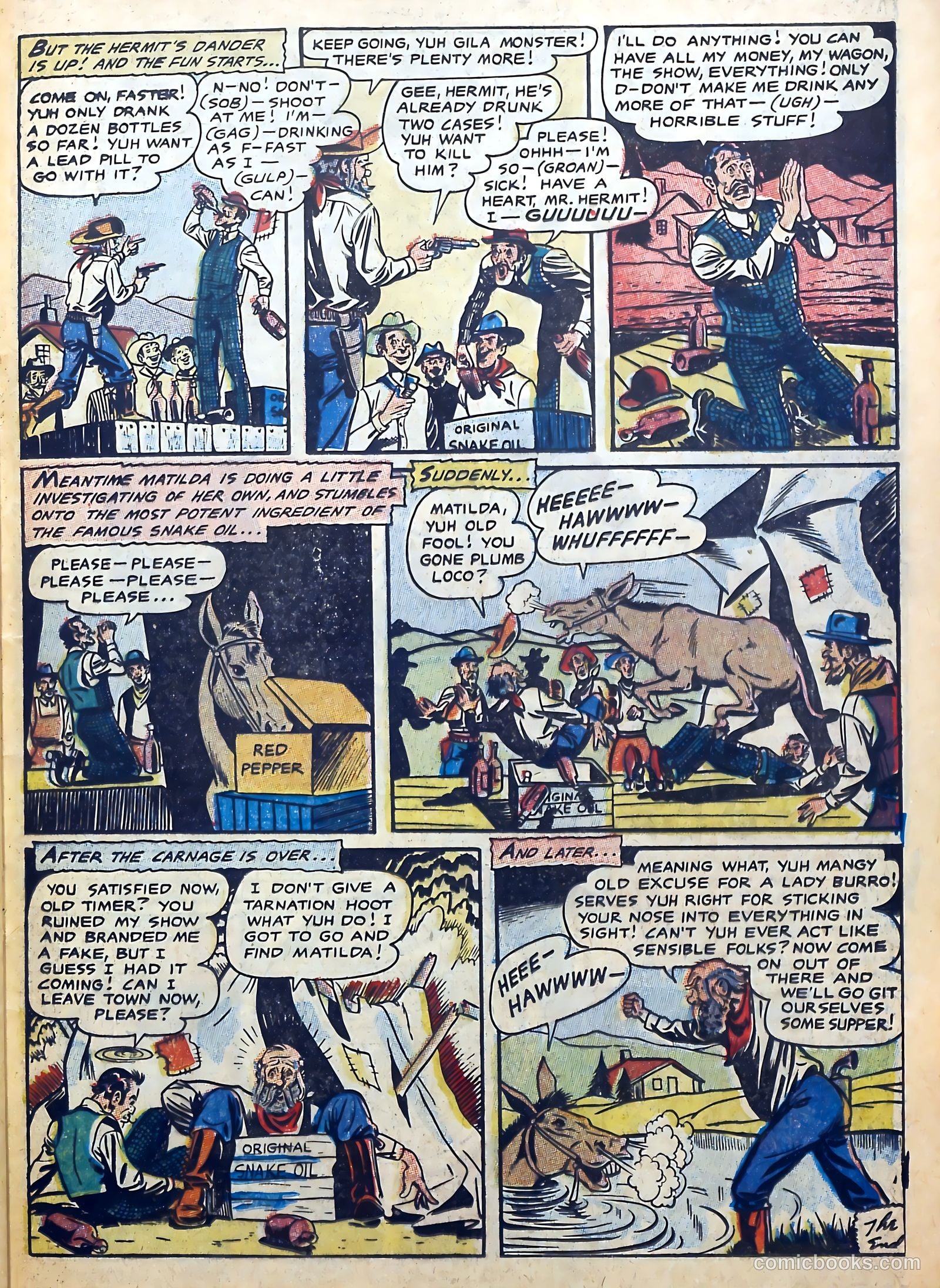 Gunsmoke Trail #4 (1957) — page 25 of 36