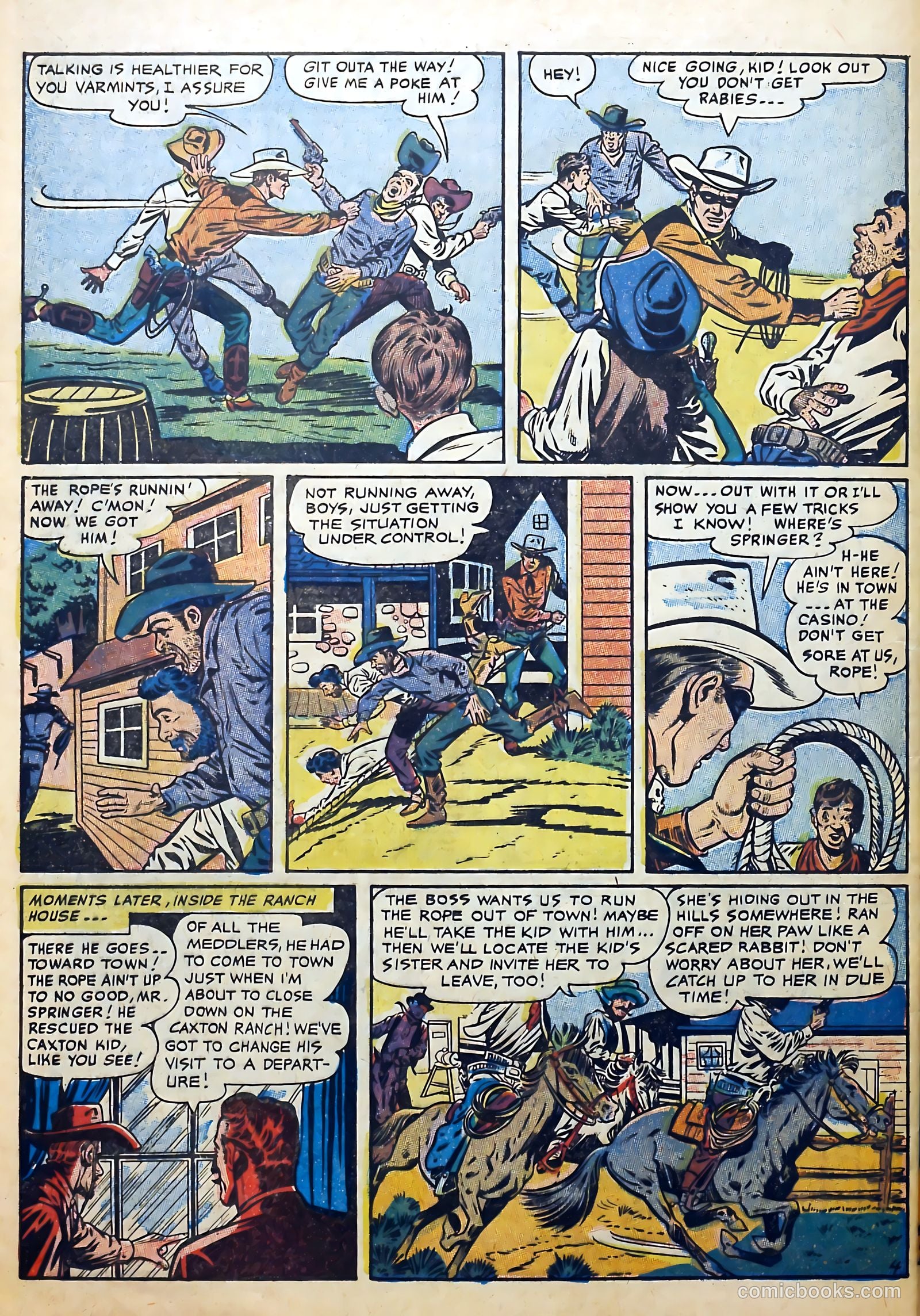 Gunsmoke Trail #4 (1957) — page 30 of 36