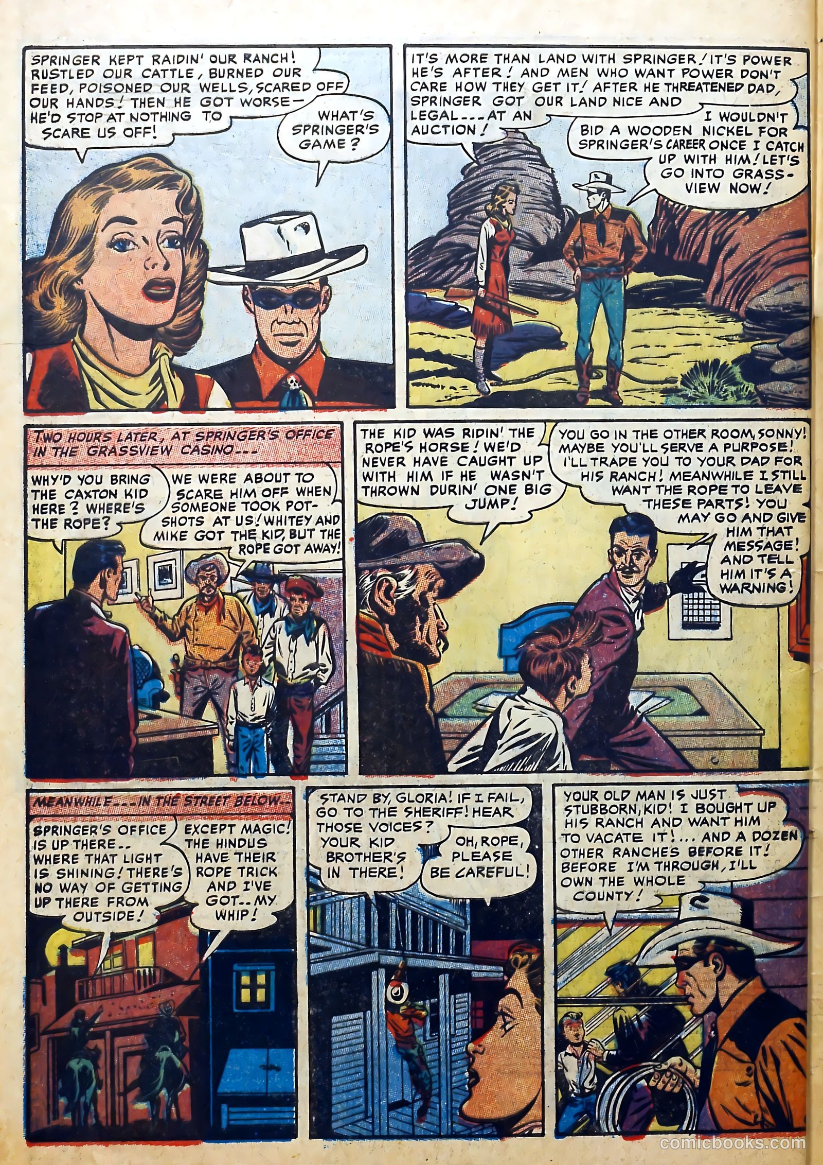 Gunsmoke Trail #4 (1957) — page 32 of 36