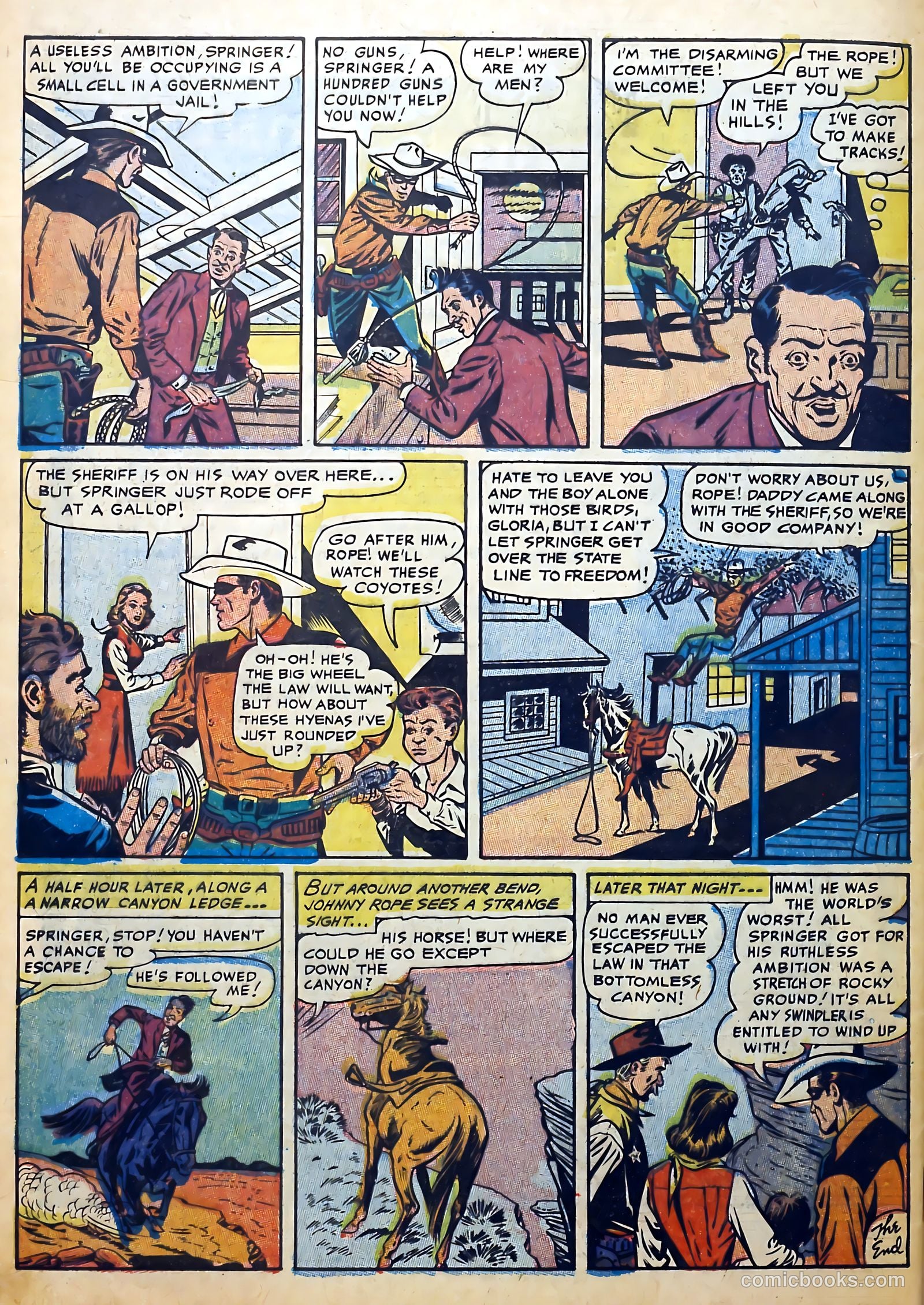 Gunsmoke Trail #4 (1957) — page 34 of 36