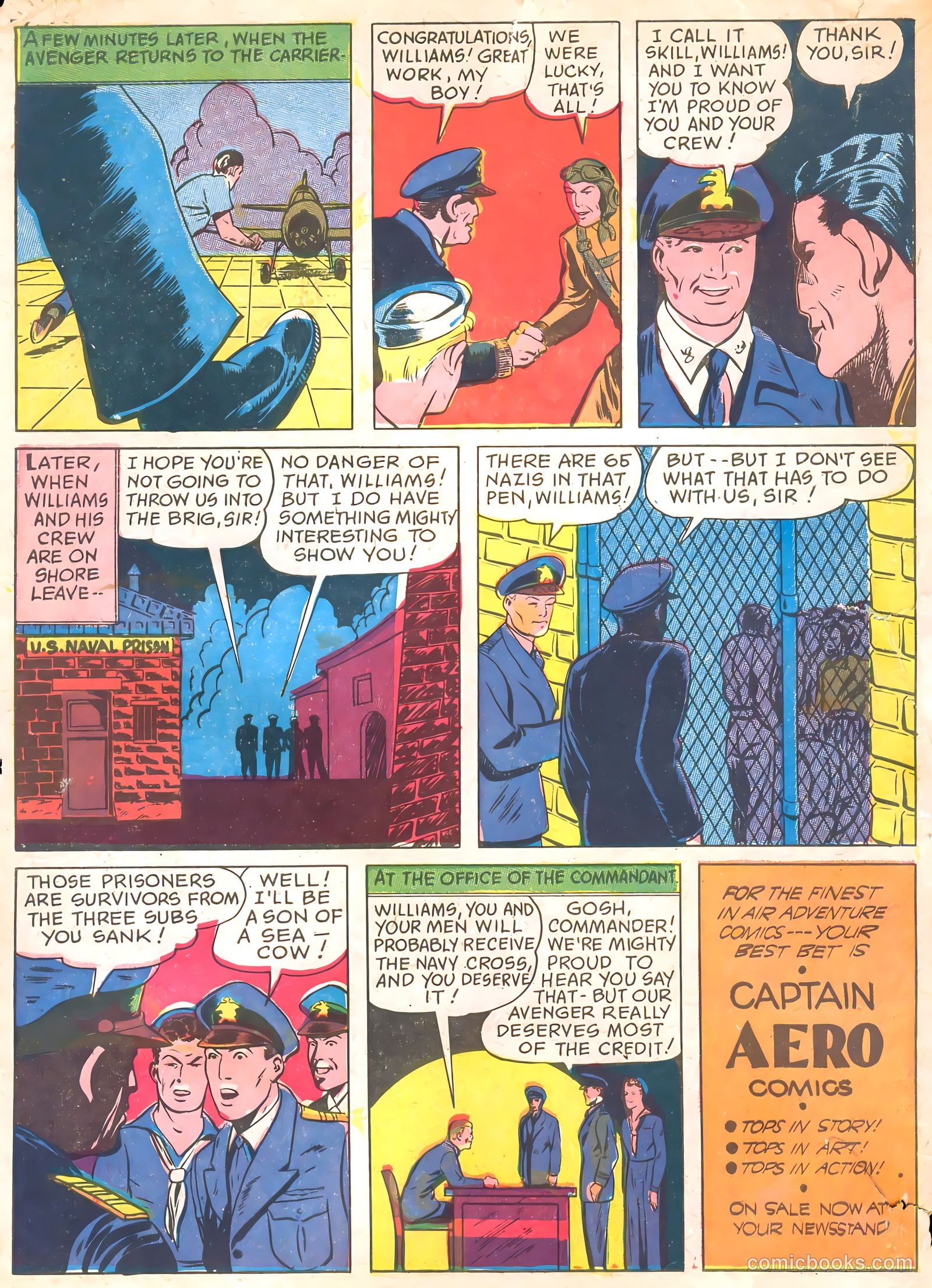 Captain Aero Comics #15 (1941) — page 50 of 52