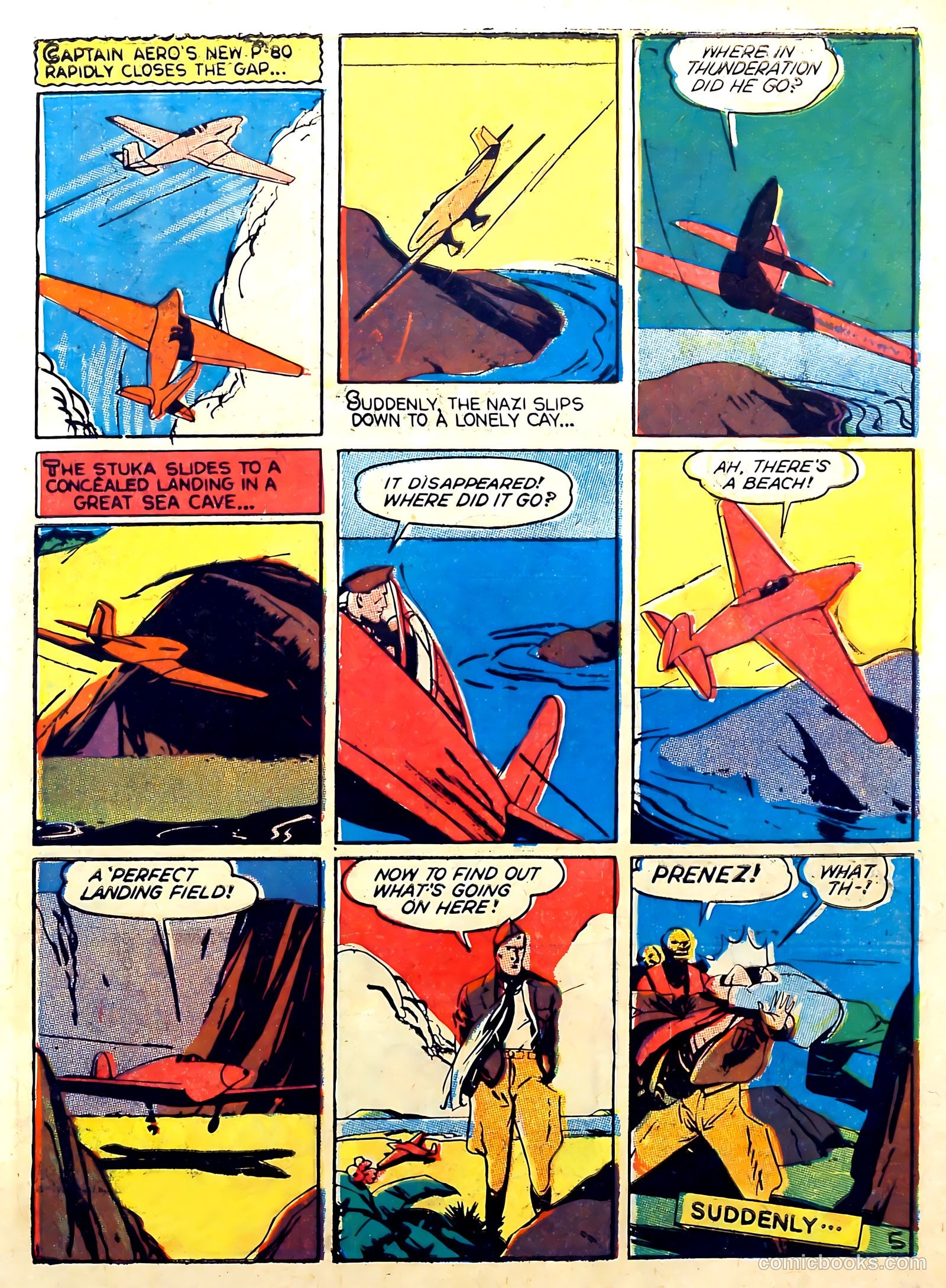 Captain Aero Comics #3 (1941) — page 7 of 68