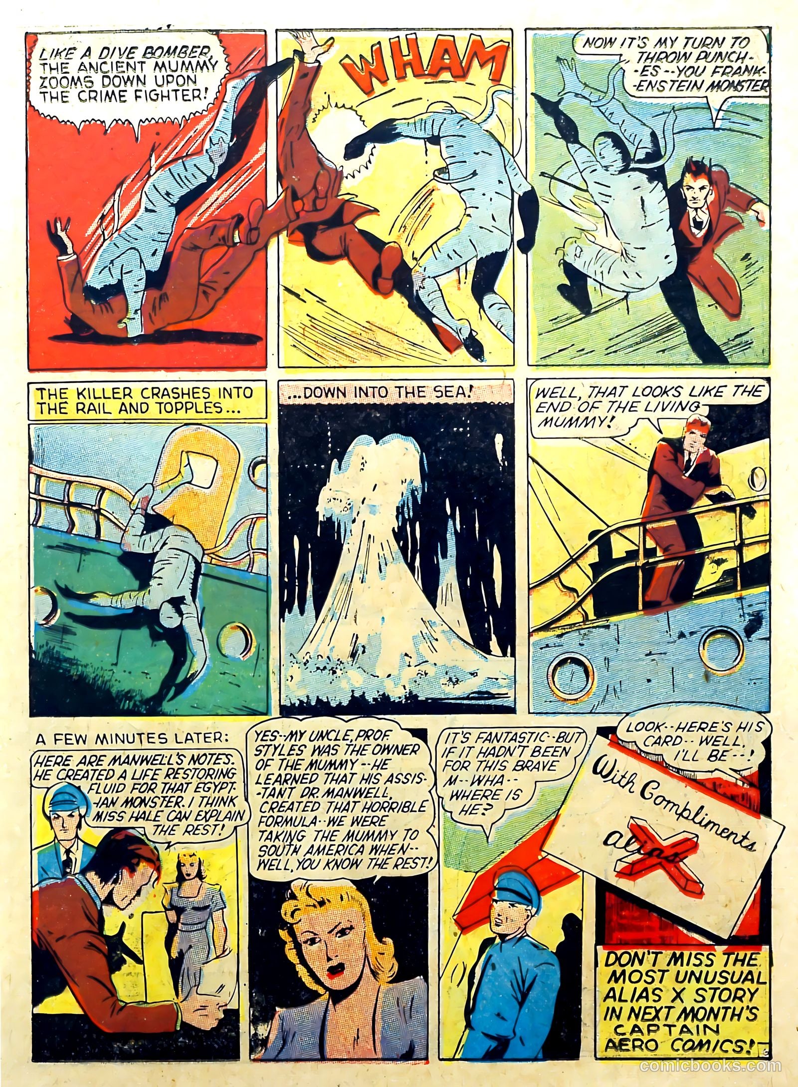 Captain Aero Comics #3 (1941) — page 21 of 68