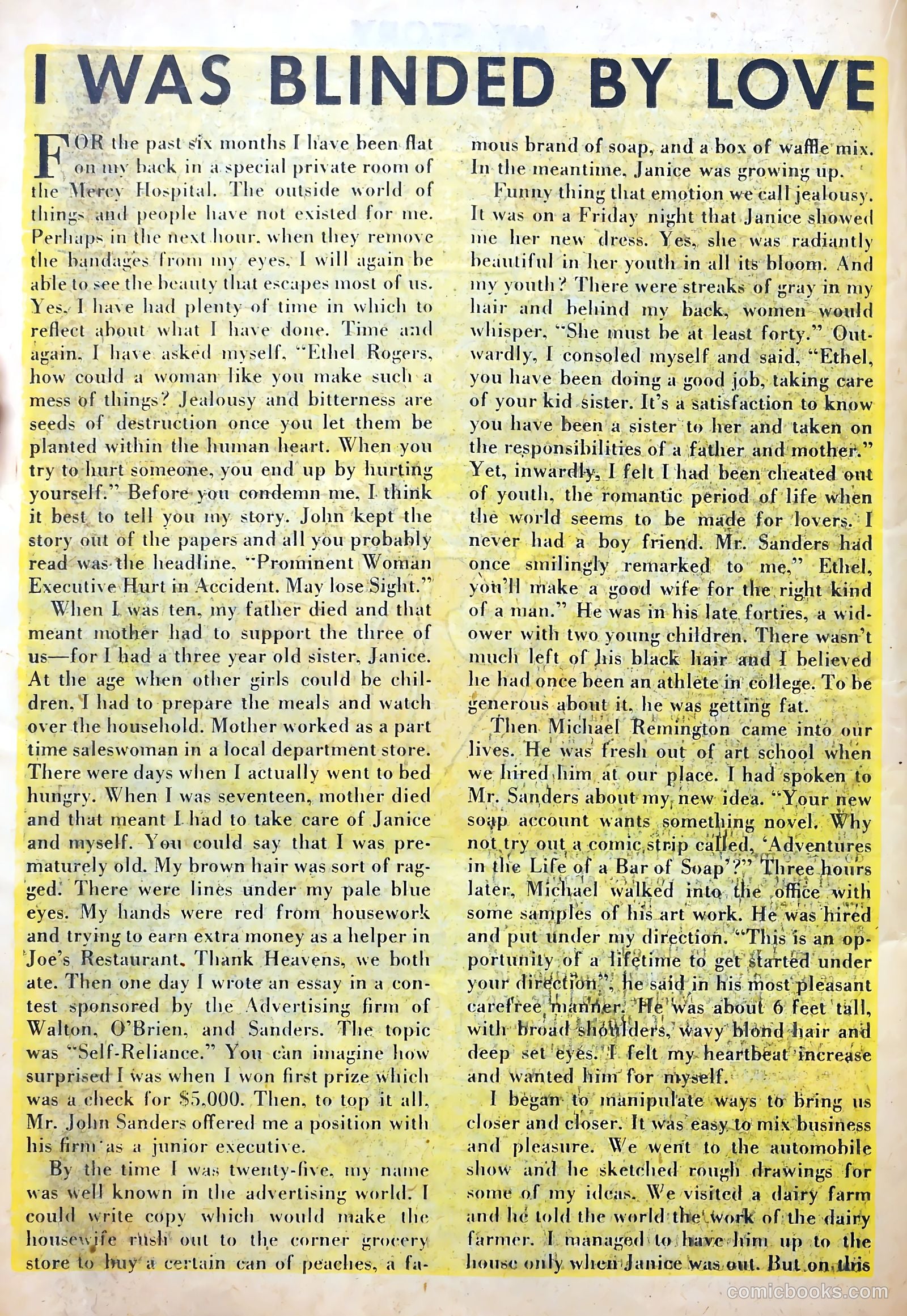 My Story #5 (1949) — page 22 of 36