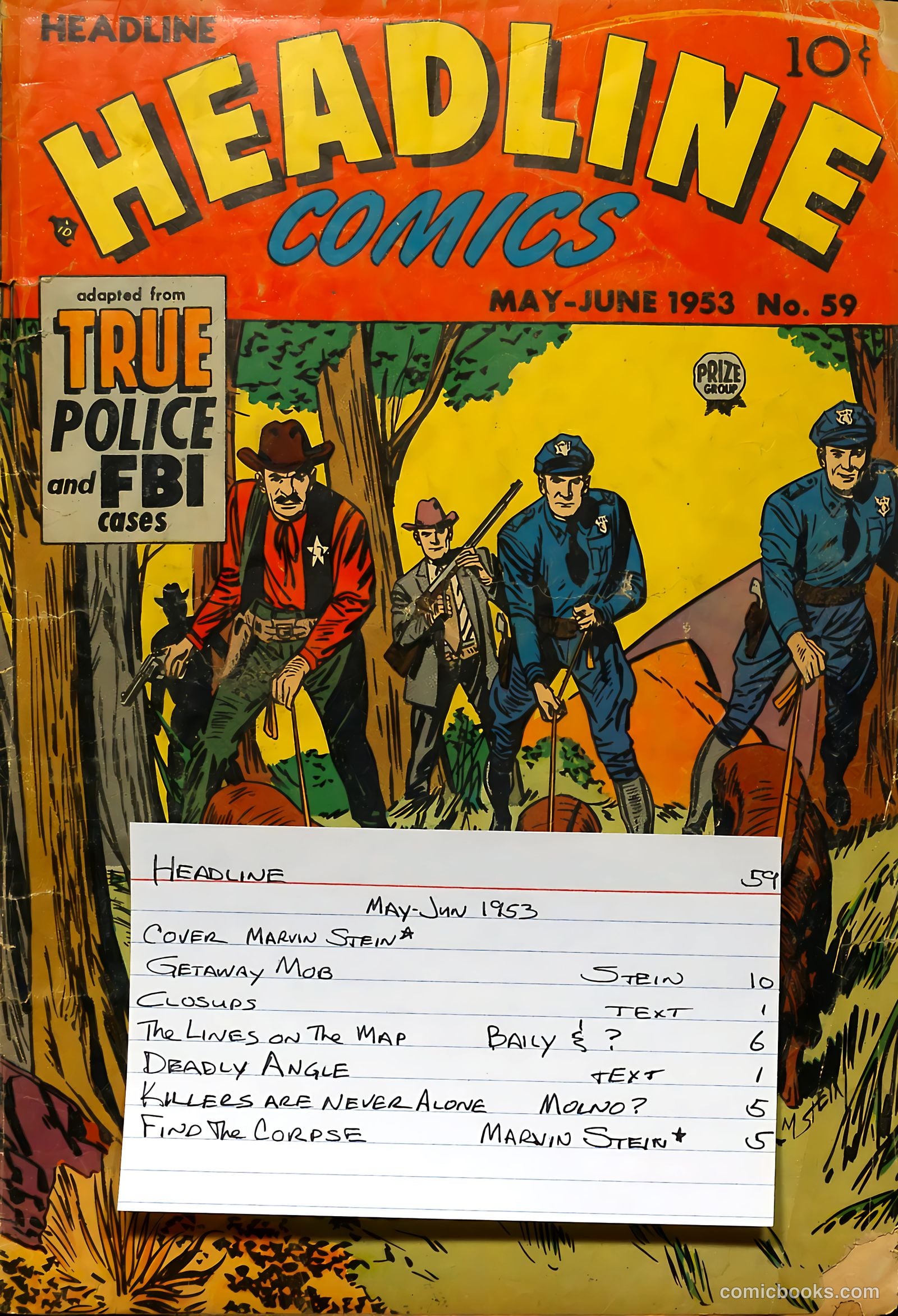 Headline Comics #59 (1949) — page 37 of 37