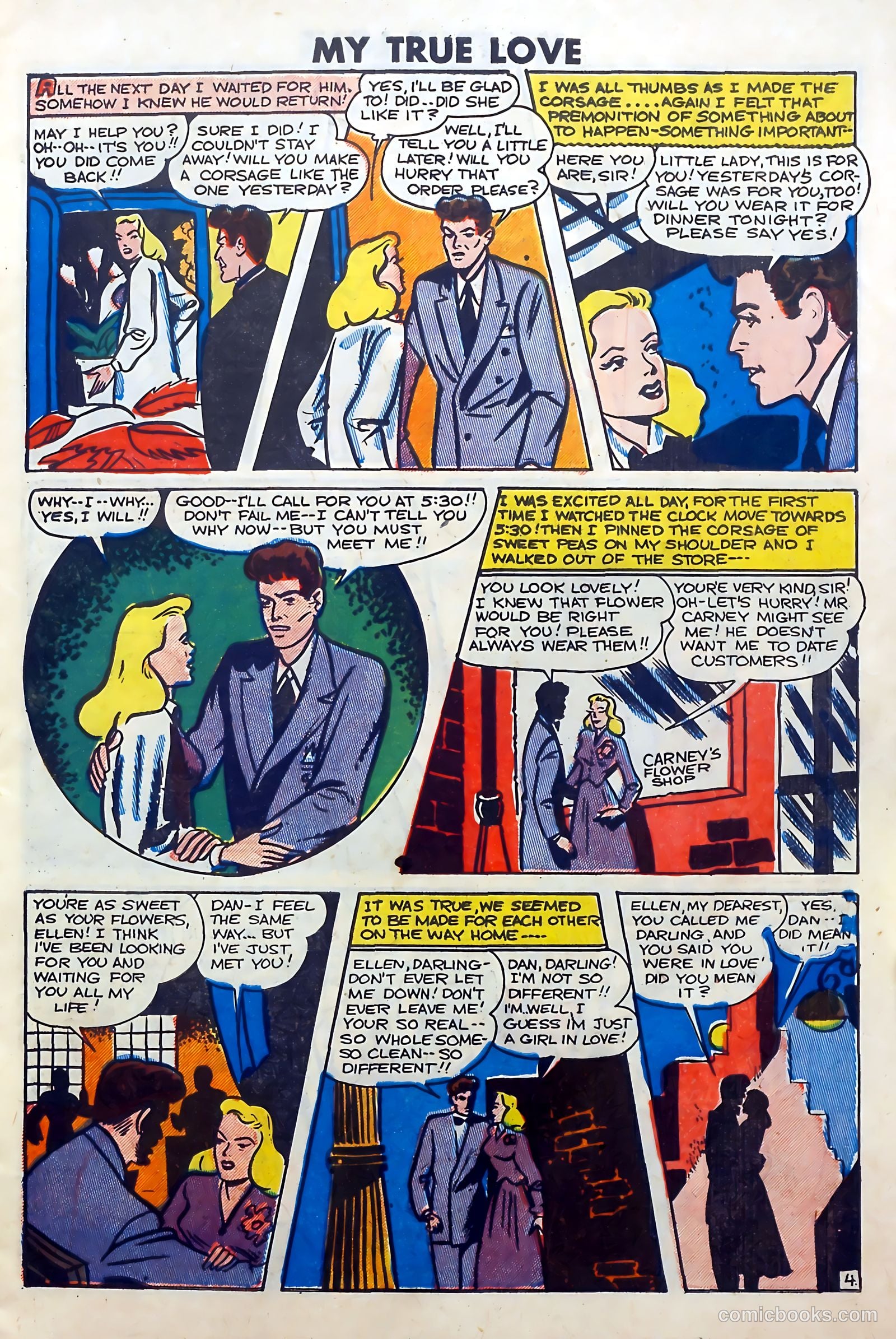 My True Love #66 (1950) — page 5 of 36