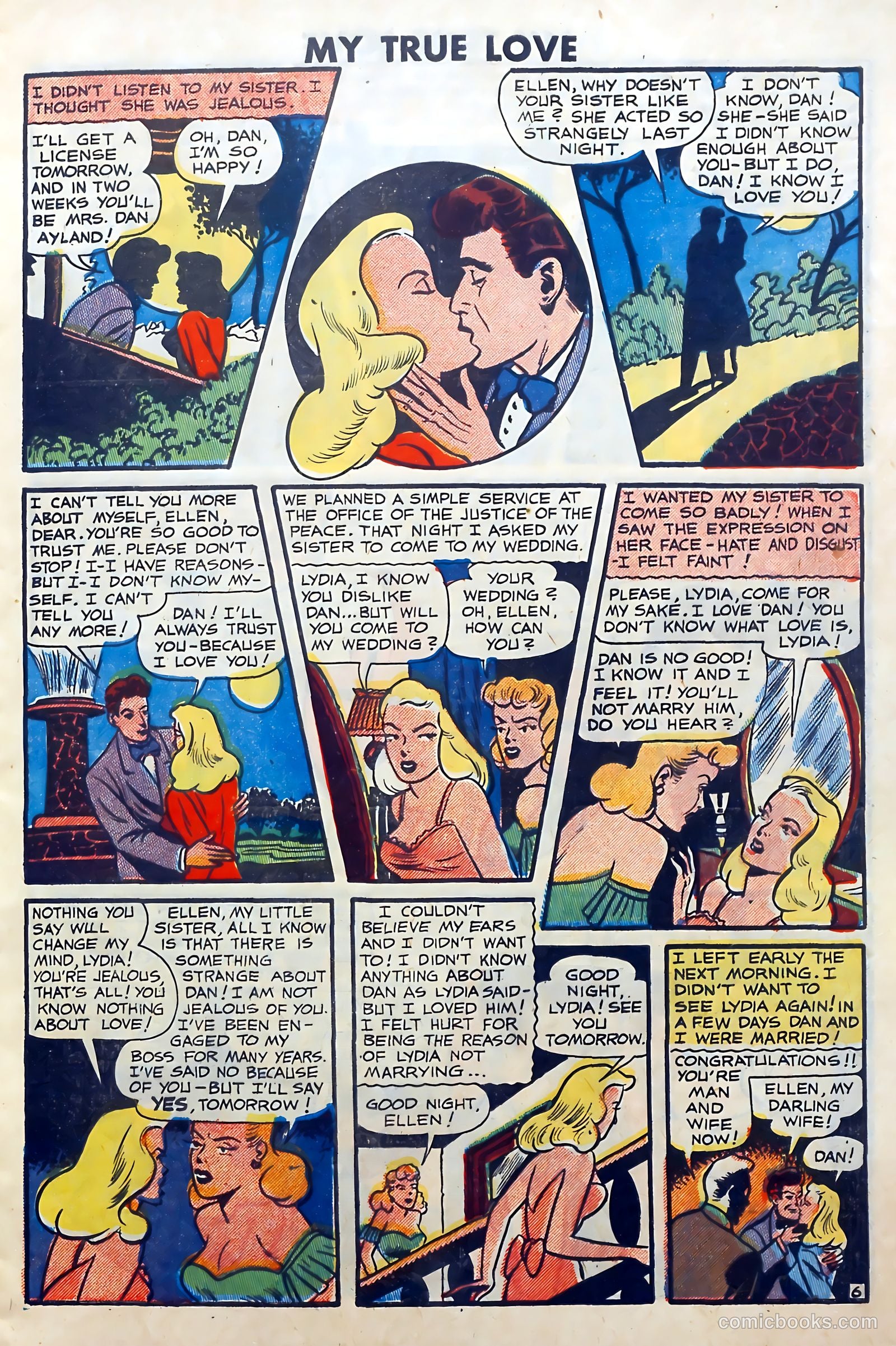 My True Love #66 (1950) — page 7 of 36
