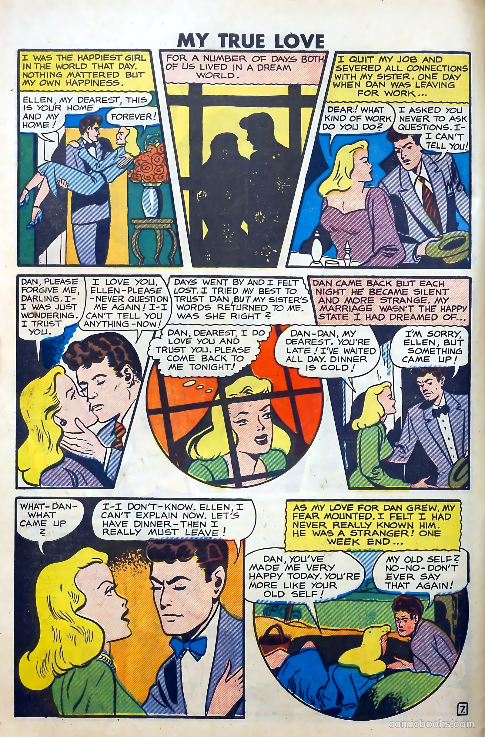 My True Love #66 (1950) — page 8 of 36