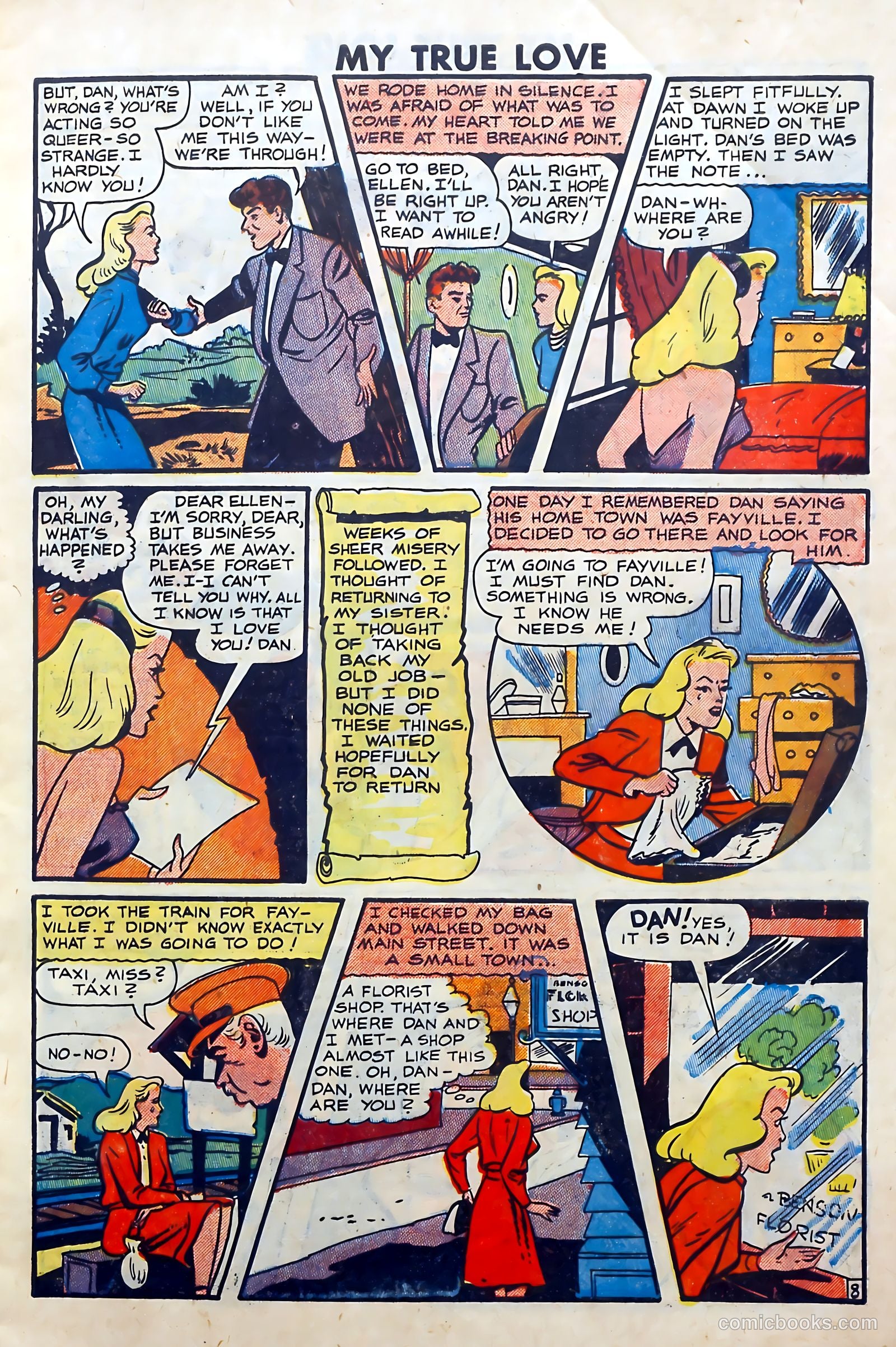 My True Love #66 (1950) — page 9 of 36