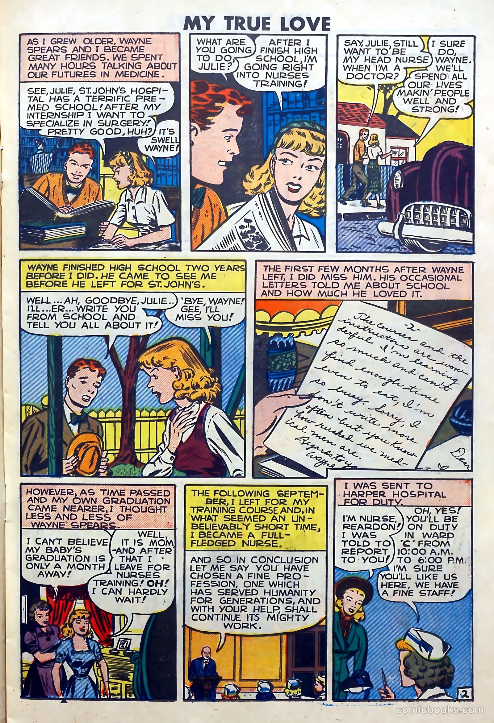 My True Love #66 (1950) — page 13 of 36