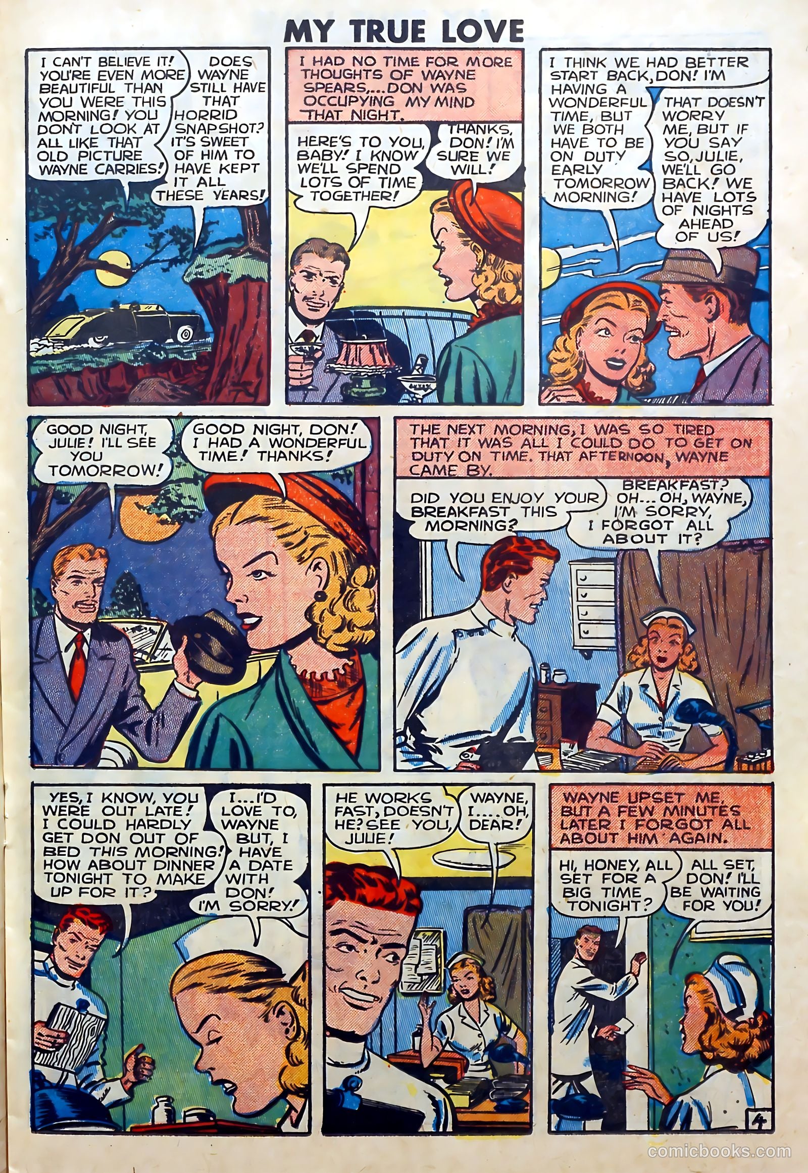 My True Love #66 (1950) — page 15 of 36