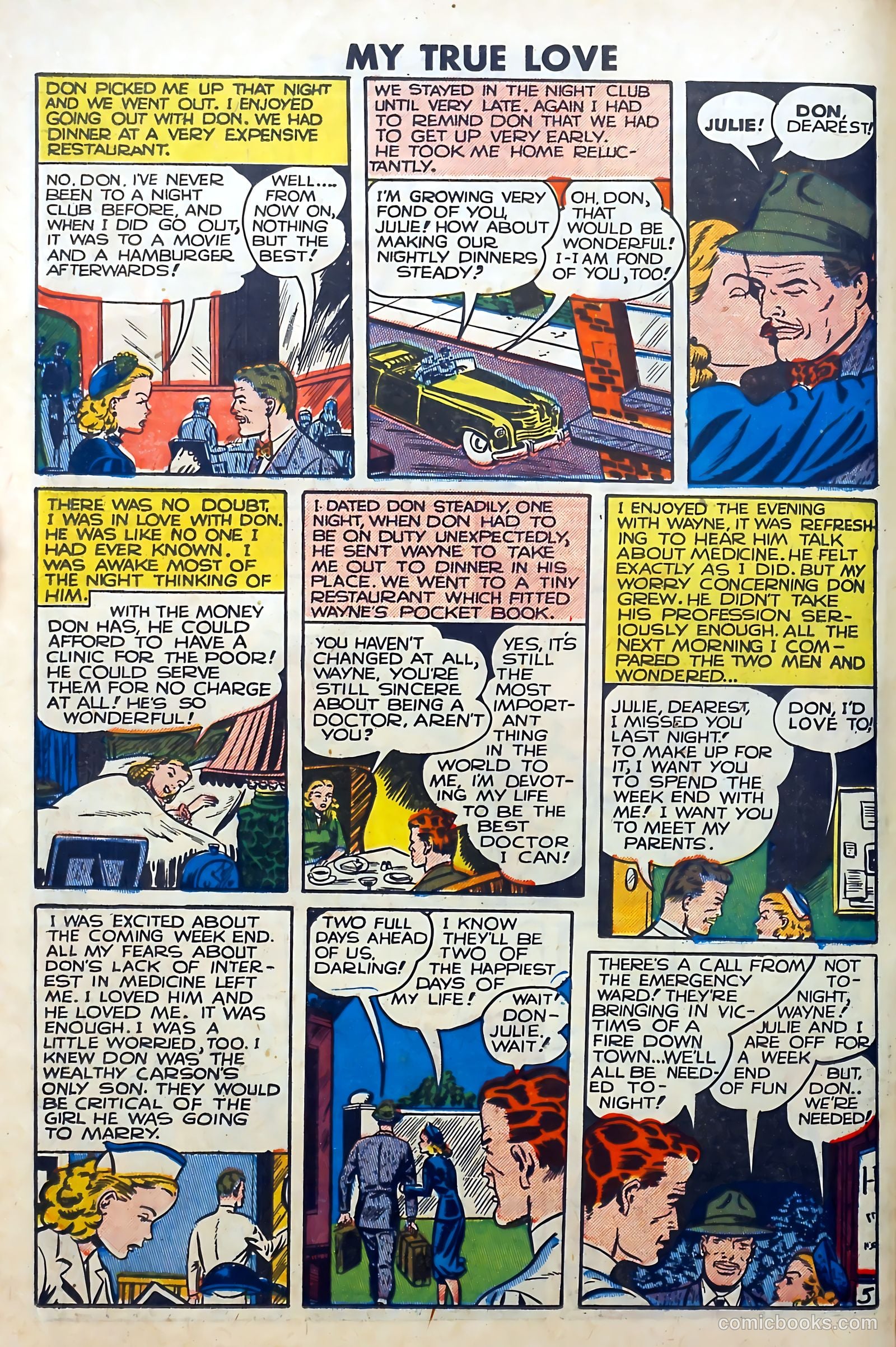 My True Love #66 (1950) — page 16 of 36