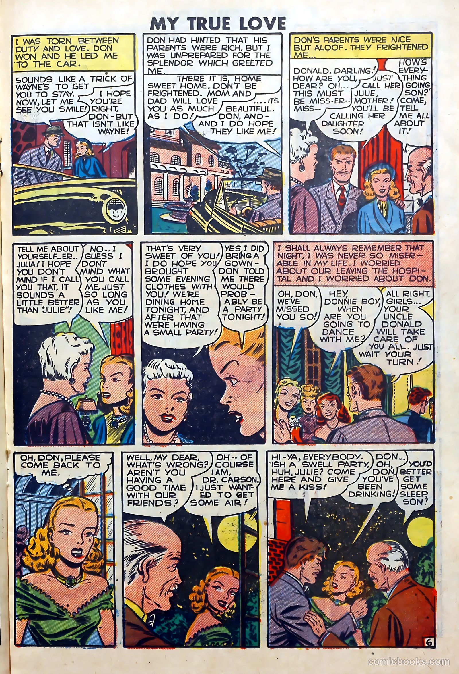 My True Love #66 (1950) — page 17 of 36