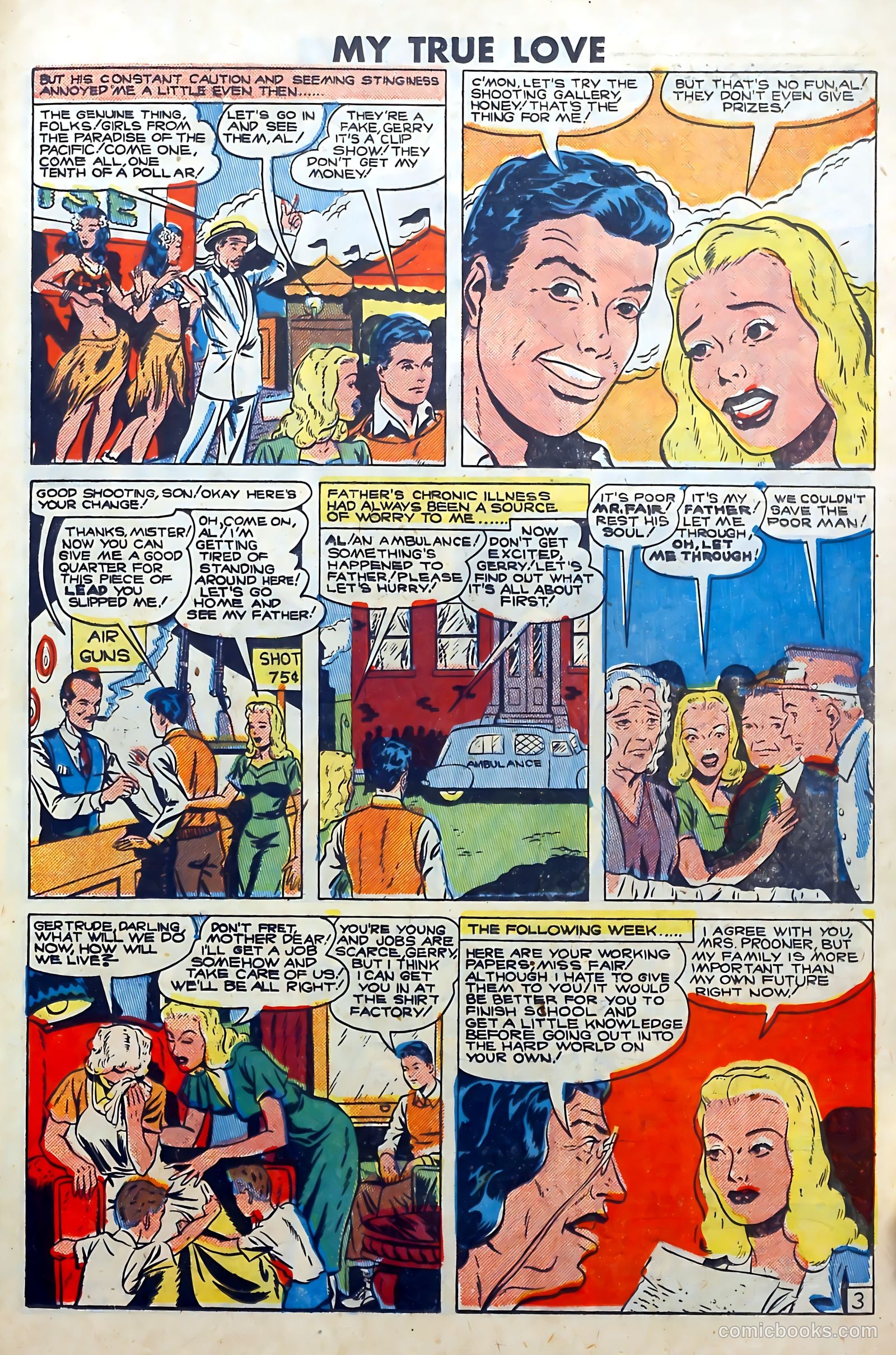 My True Love #66 (1950) — page 25 of 36