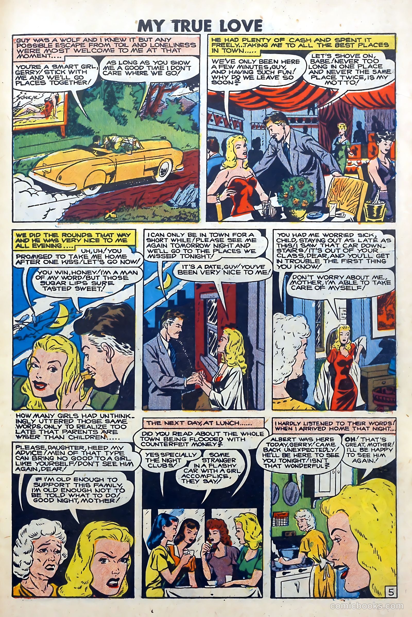 My True Love #66 (1950) — page 27 of 36