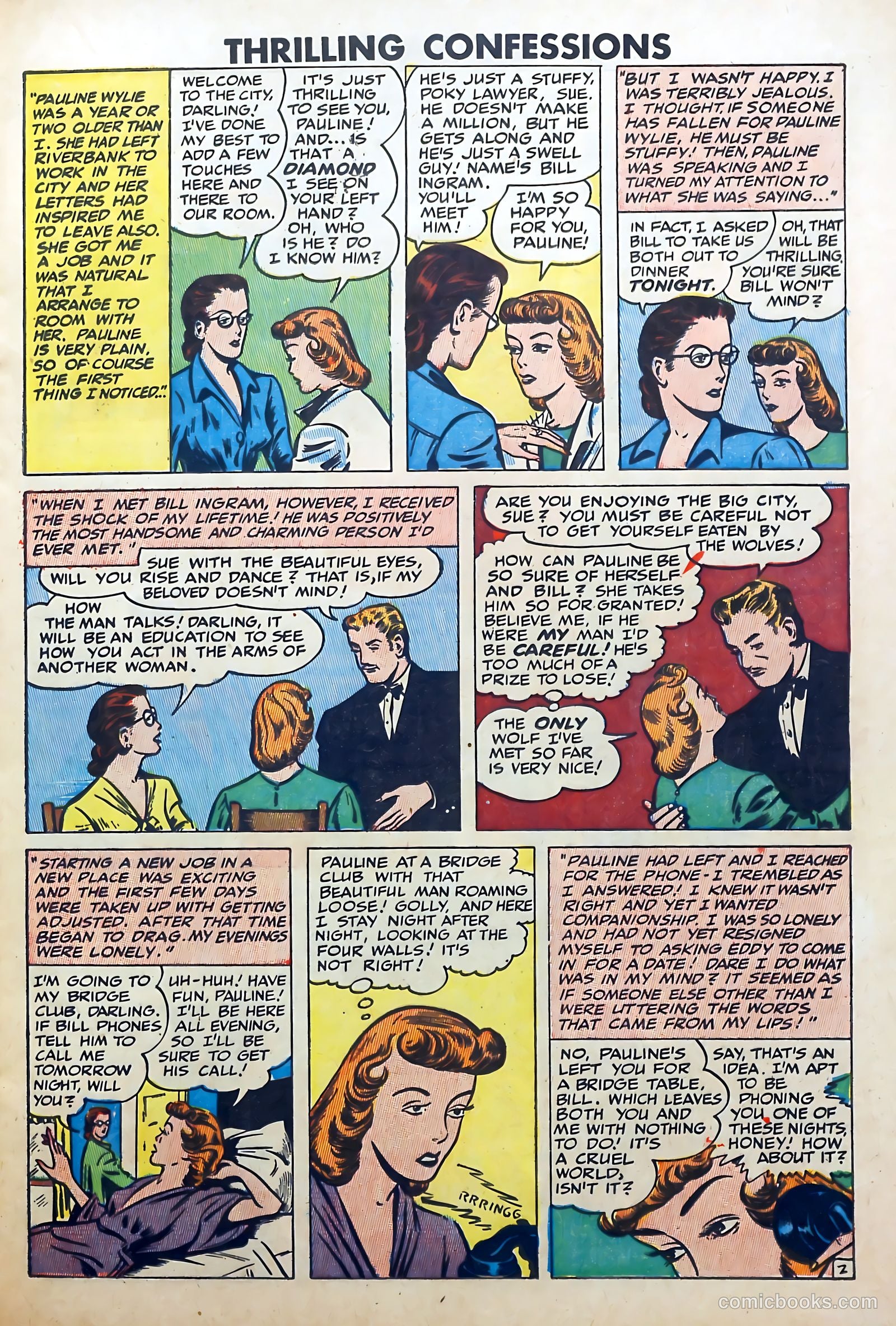 My Past Thrilling Confessions #7 (1950) — page 13 of 36