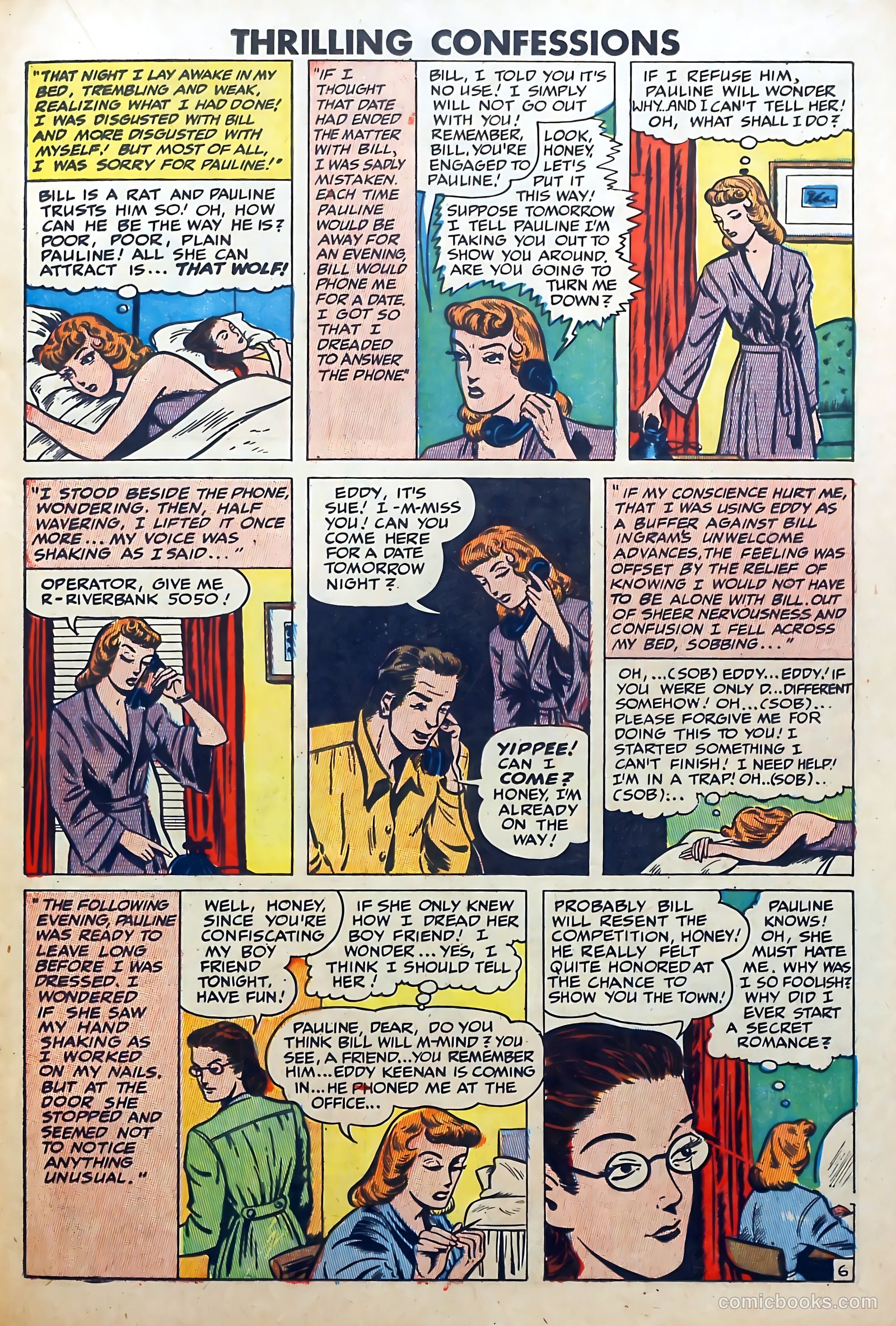 My Past Thrilling Confessions #7 (1950) — page 17 of 36