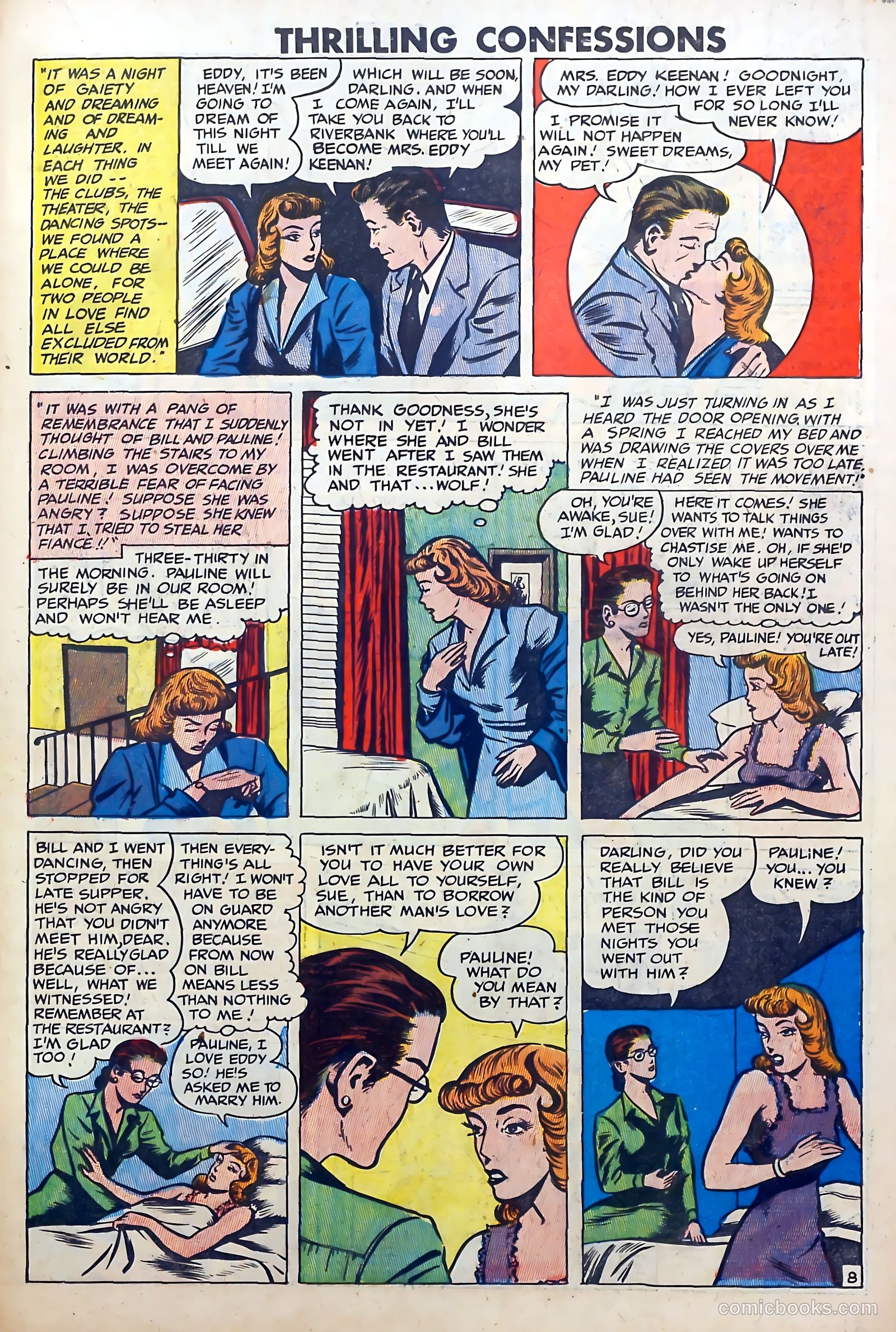 My Past Thrilling Confessions #7 (1950) — page 19 of 36