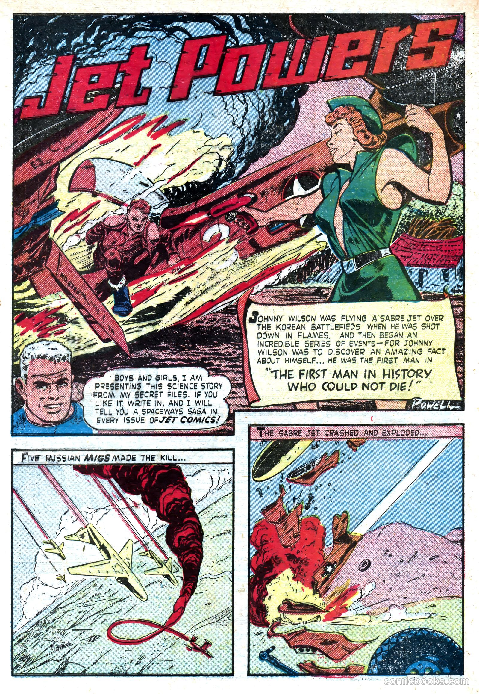 Jet Powers #4 (1951) — page 12 of 36