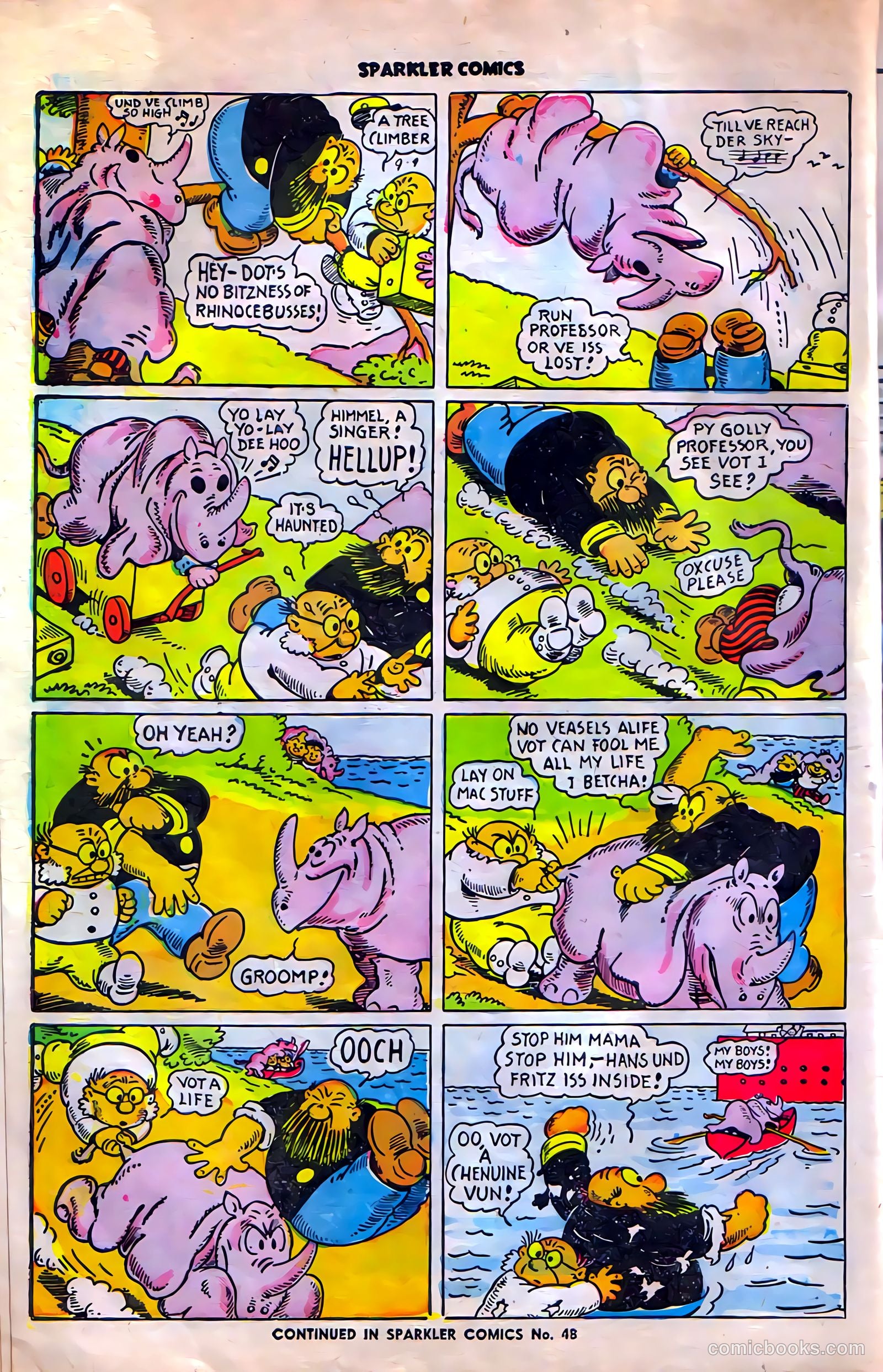 Sparkler Comics #47 (1948) — page 12 of 17