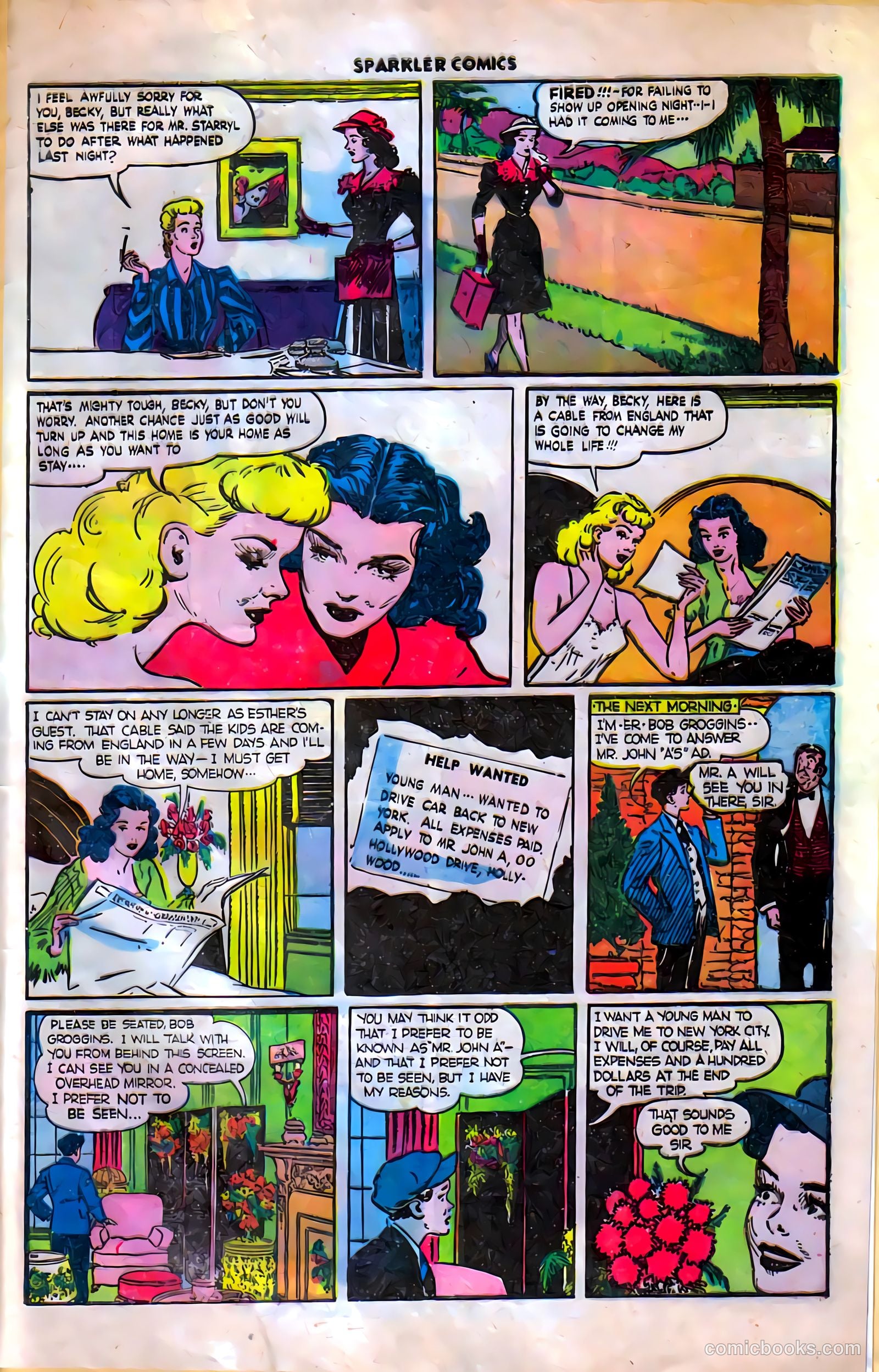 Sparkler Comics #47 (1948) — page 15 of 17