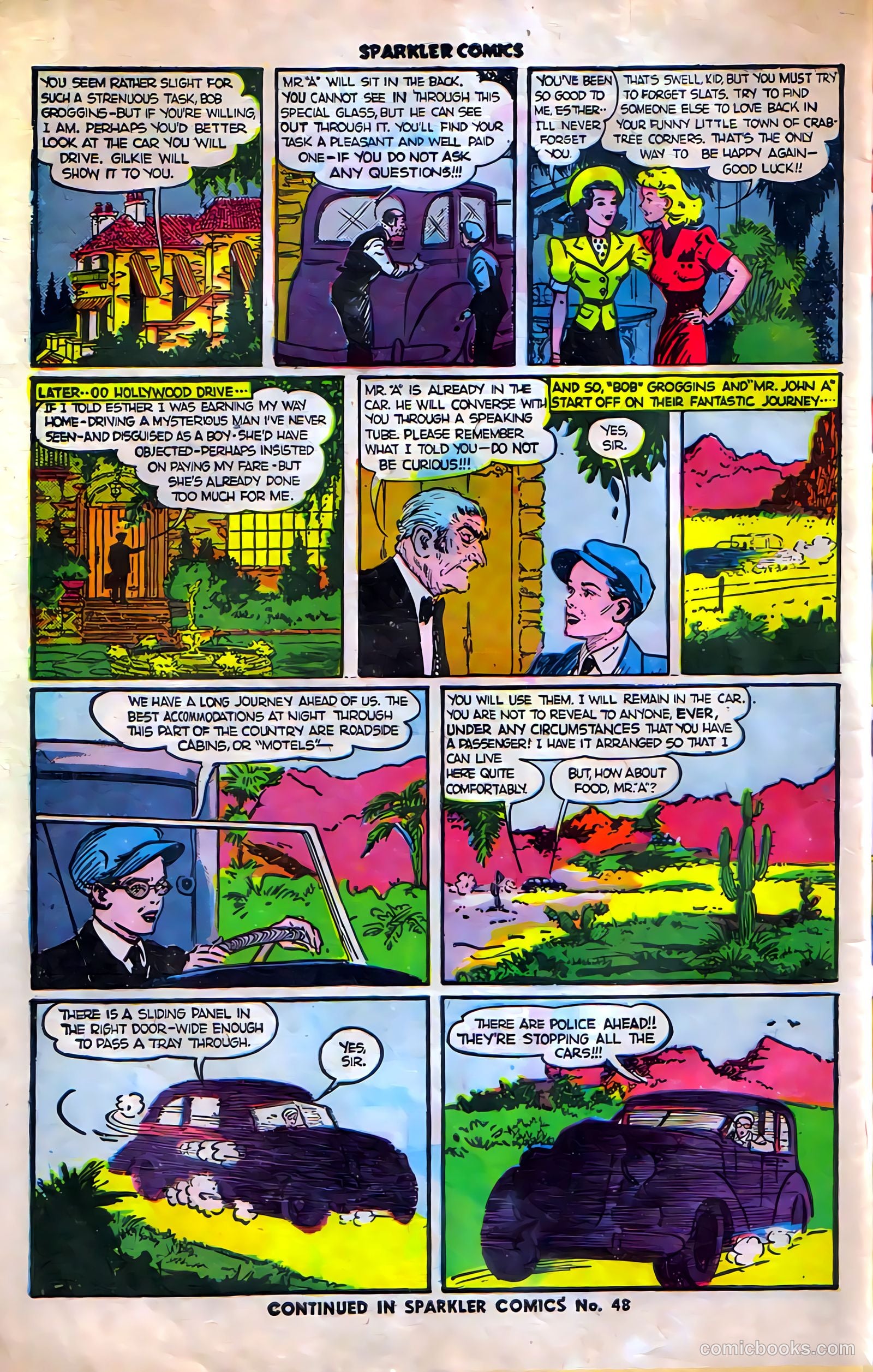 Sparkler Comics #47 (1948) — page 16 of 17