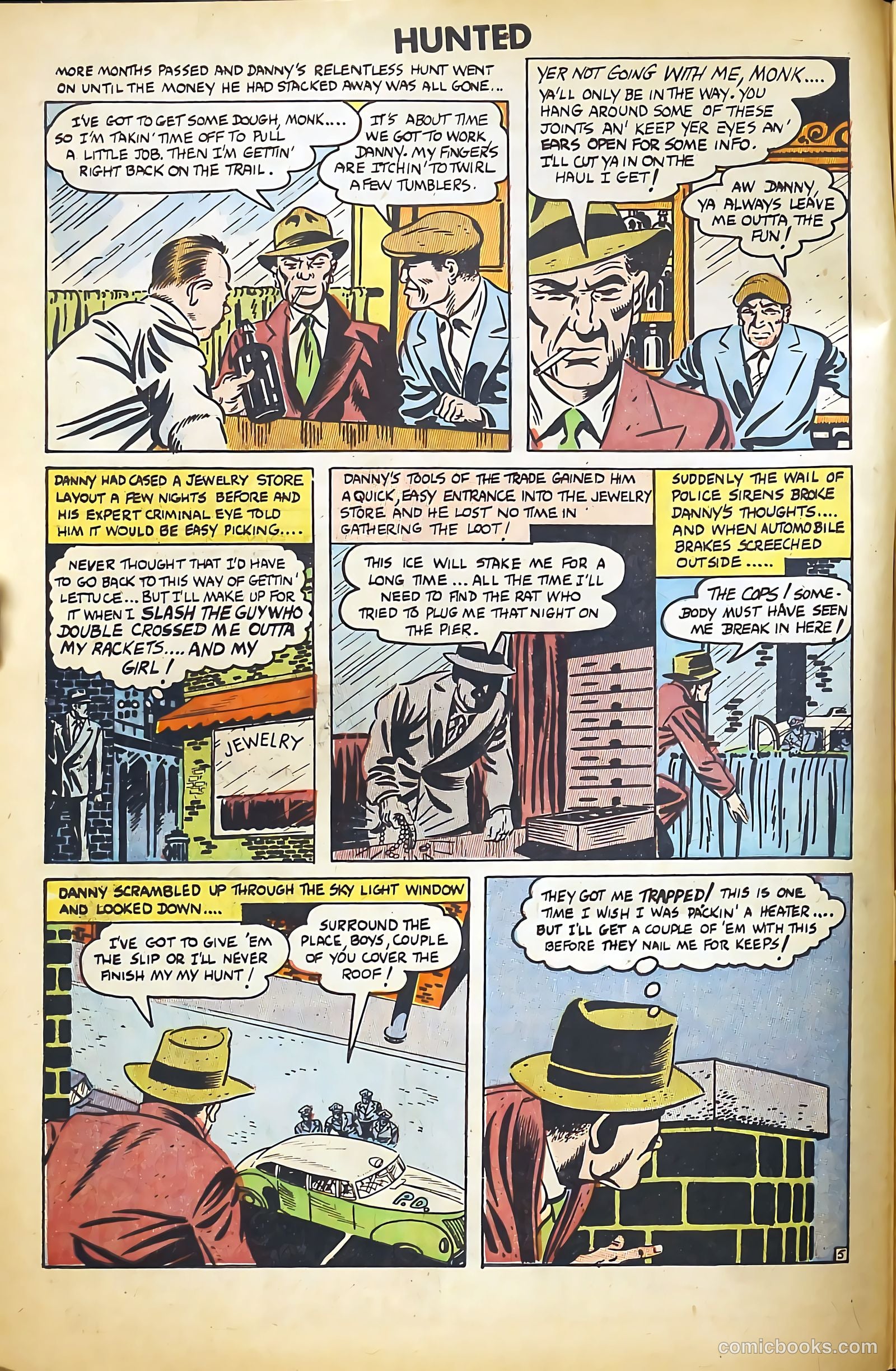 Hunted #1 (1950) — page 6 of 36