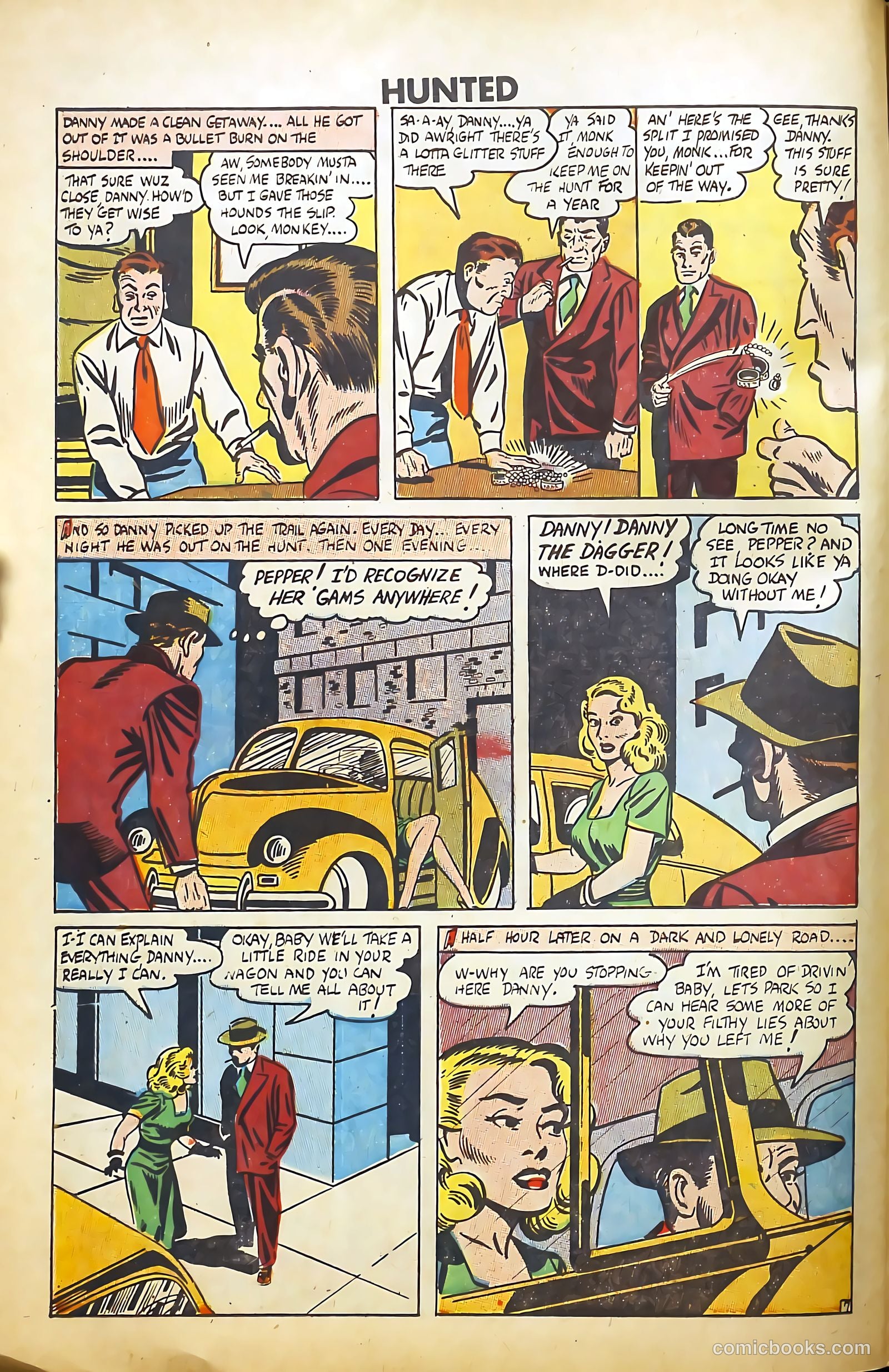 Hunted #1 (1950) — page 8 of 36