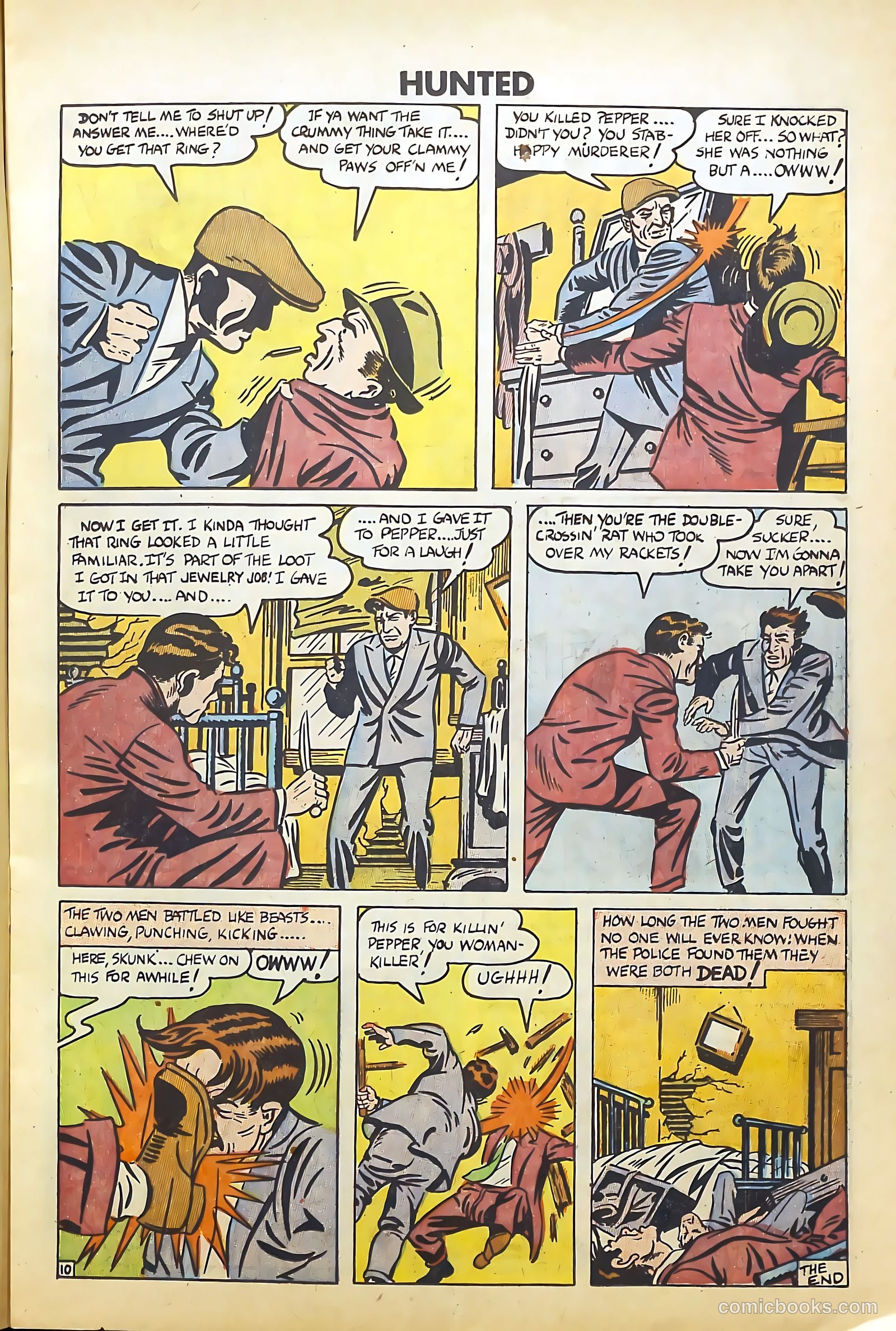 Hunted #1 (1950) — page 11 of 36