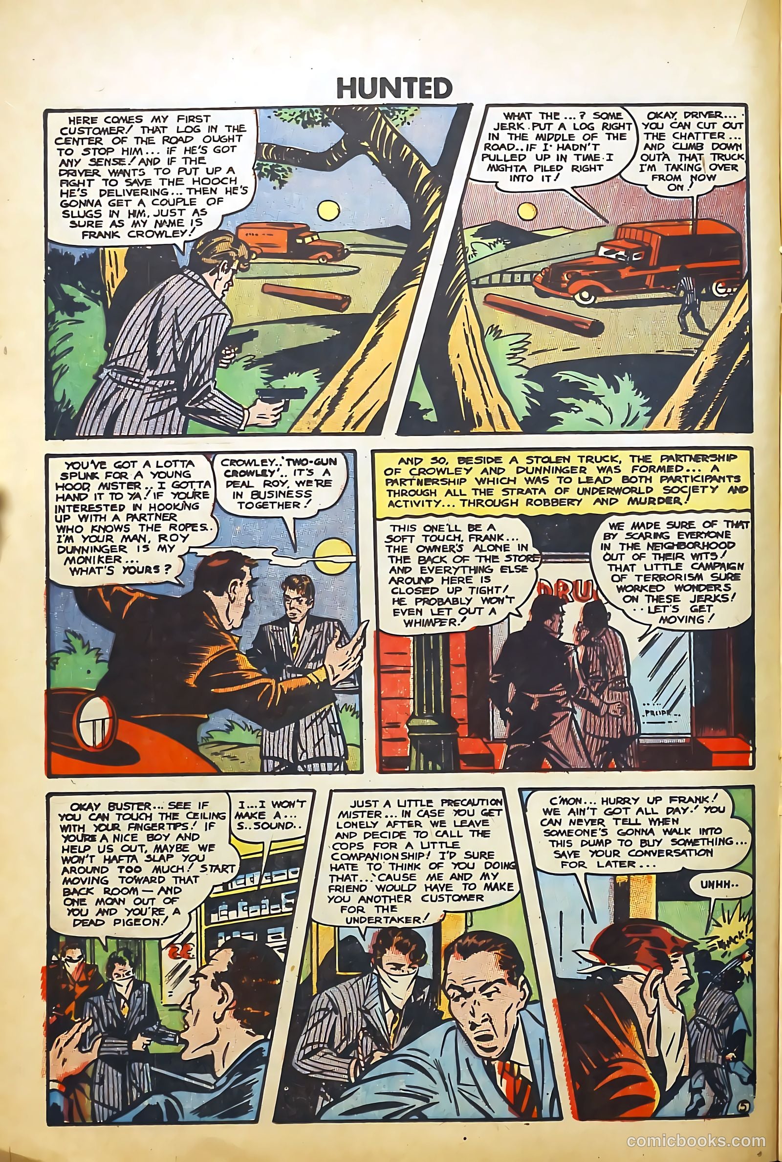 Hunted #1 (1950) — page 16 of 36