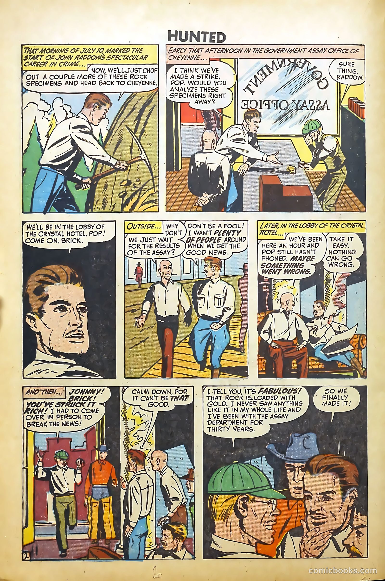 Hunted #1 (1950) — page 24 of 36
