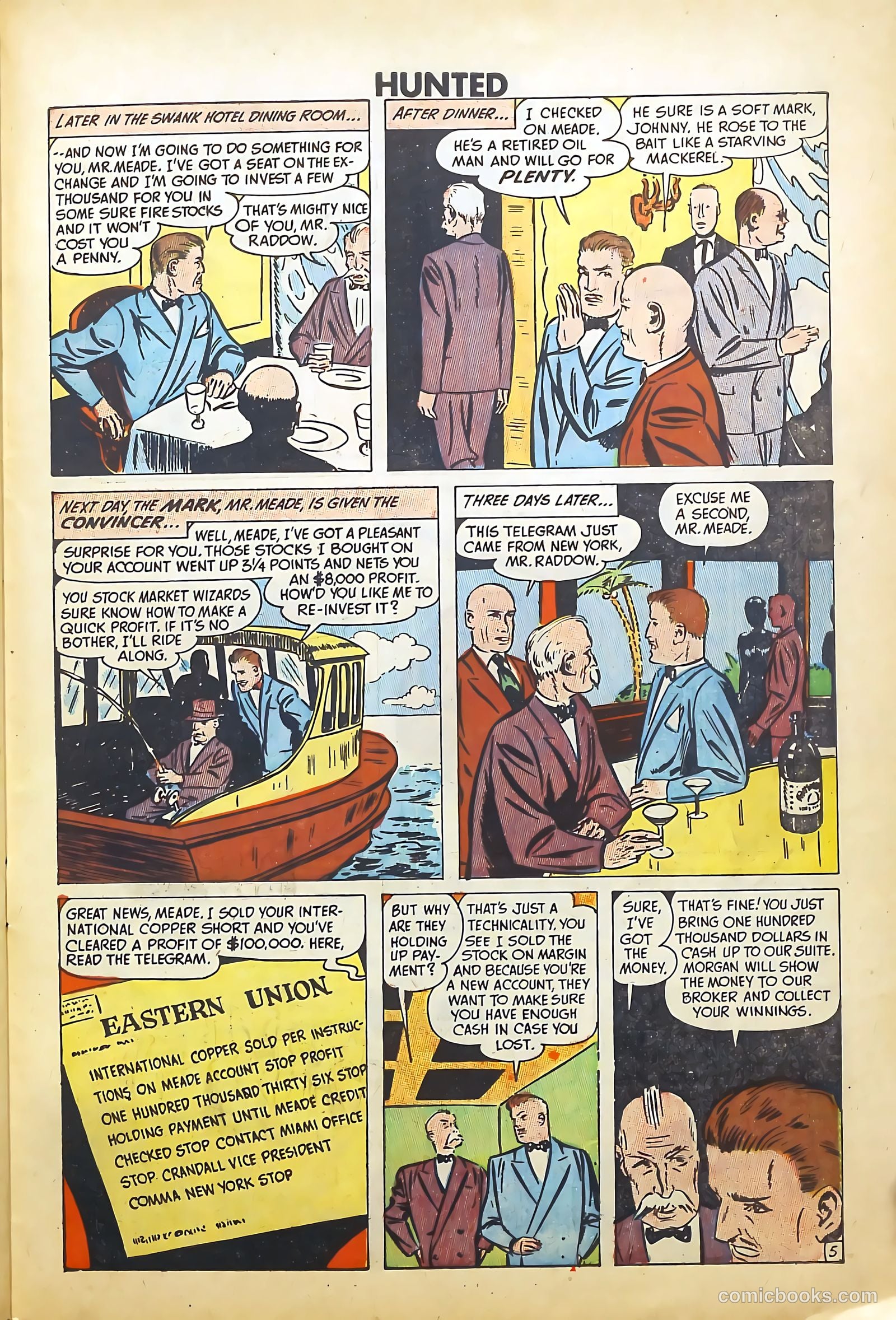 Hunted #1 (1950) — page 27 of 36