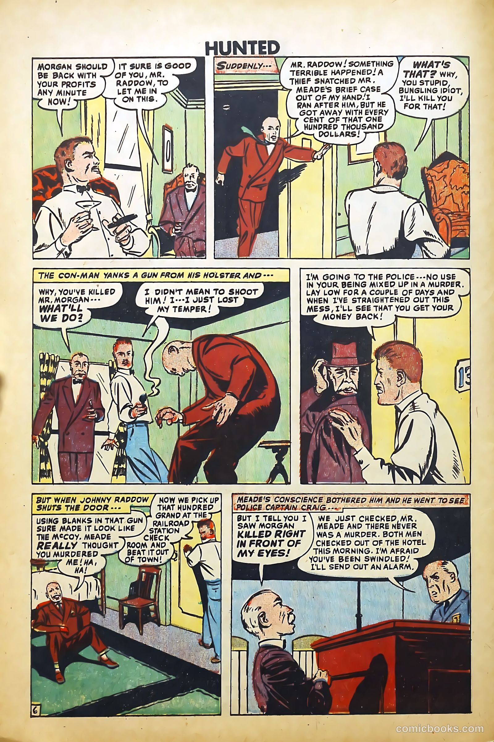 Hunted #1 (1950) — page 28 of 36