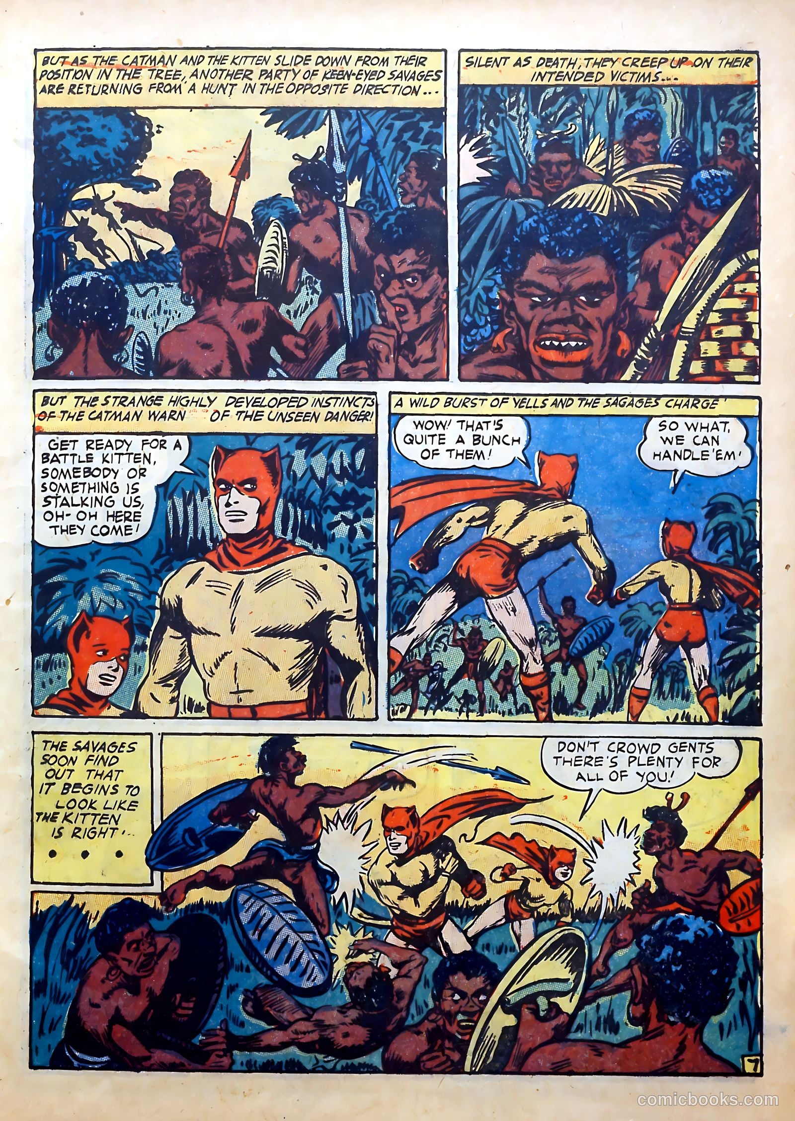Cat-Man Comics #16 (1941) — page 9 of 68