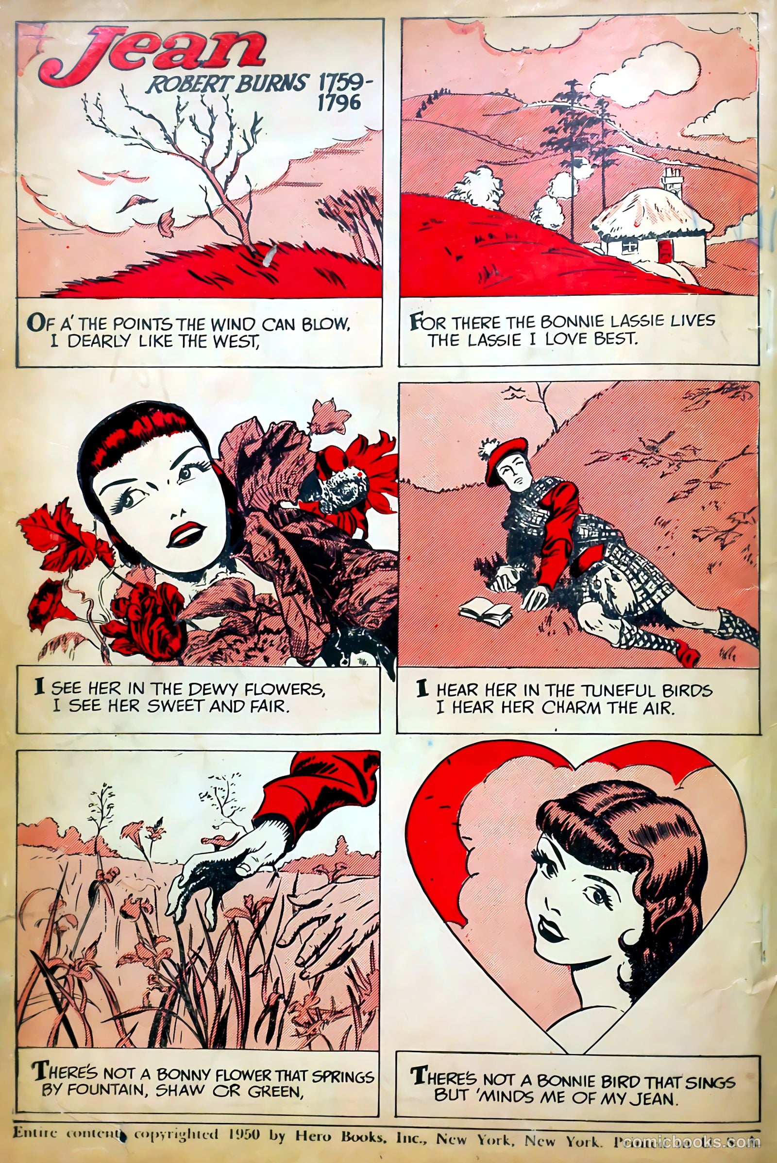Romantic Thrills #1 (1950) — page 2 of 132