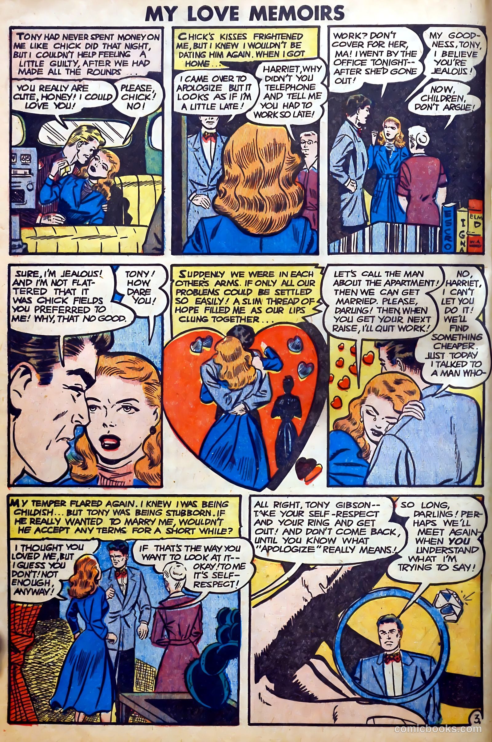 Romantic Thrills #1 (1950) — page 4 of 132