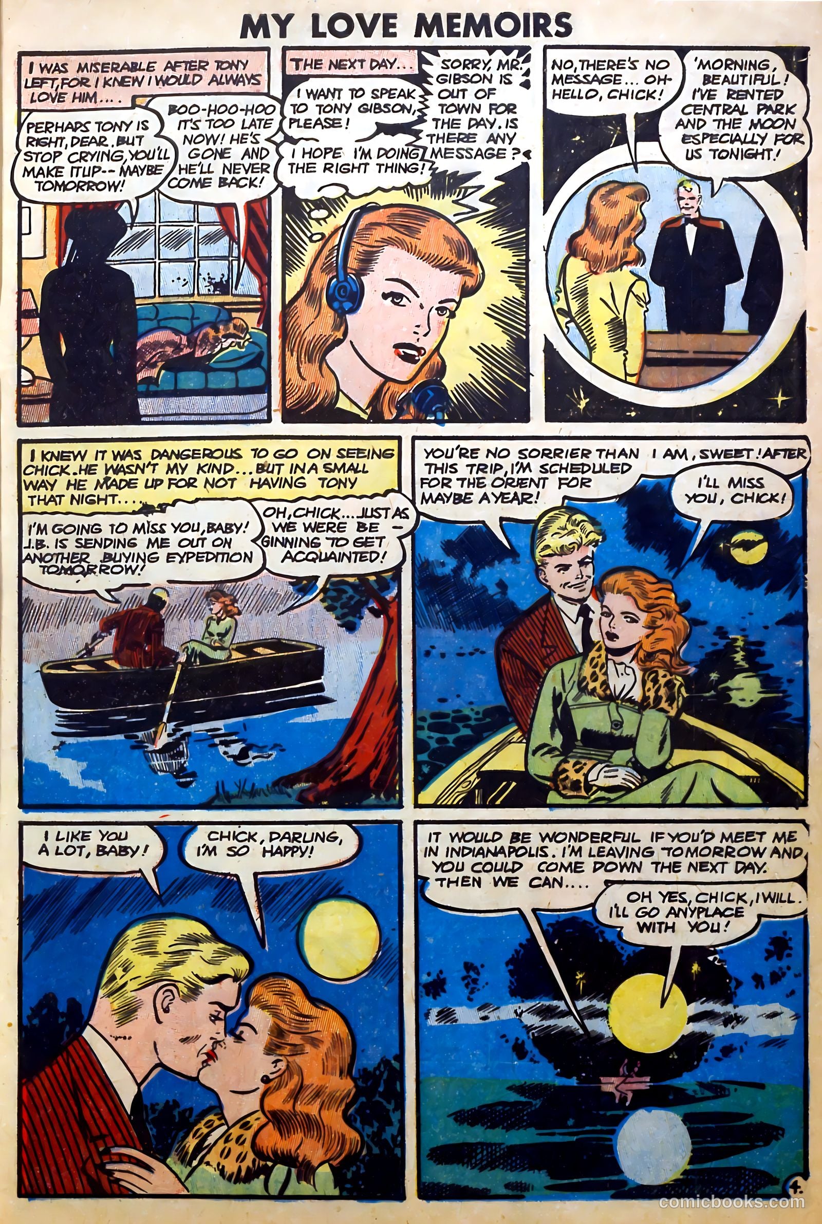 Romantic Thrills #1 (1950) — page 5 of 132