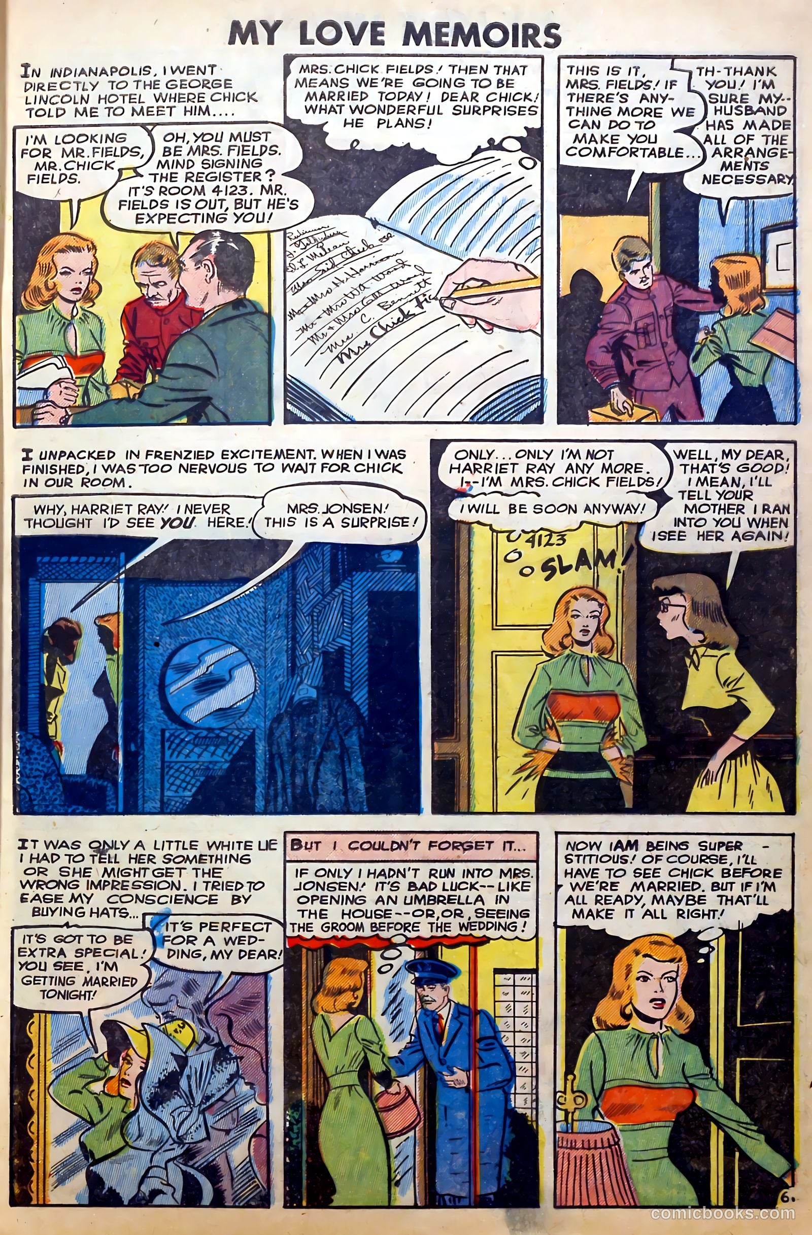 Romantic Thrills #1 (1950) — page 7 of 132