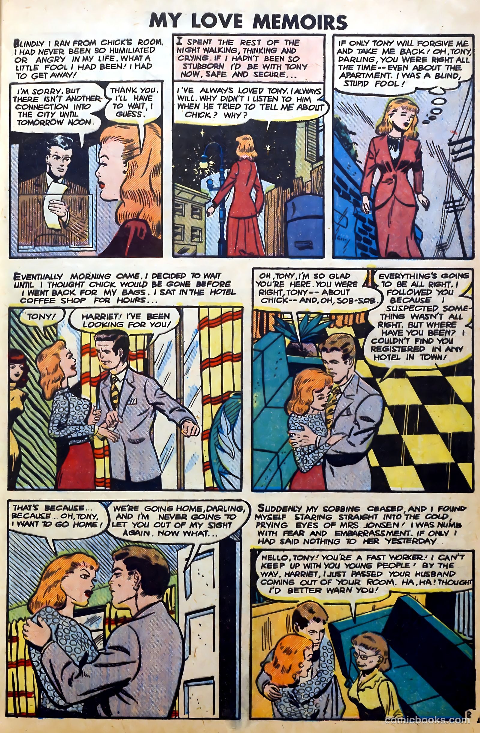 Romantic Thrills #1 (1950) — page 9 of 132