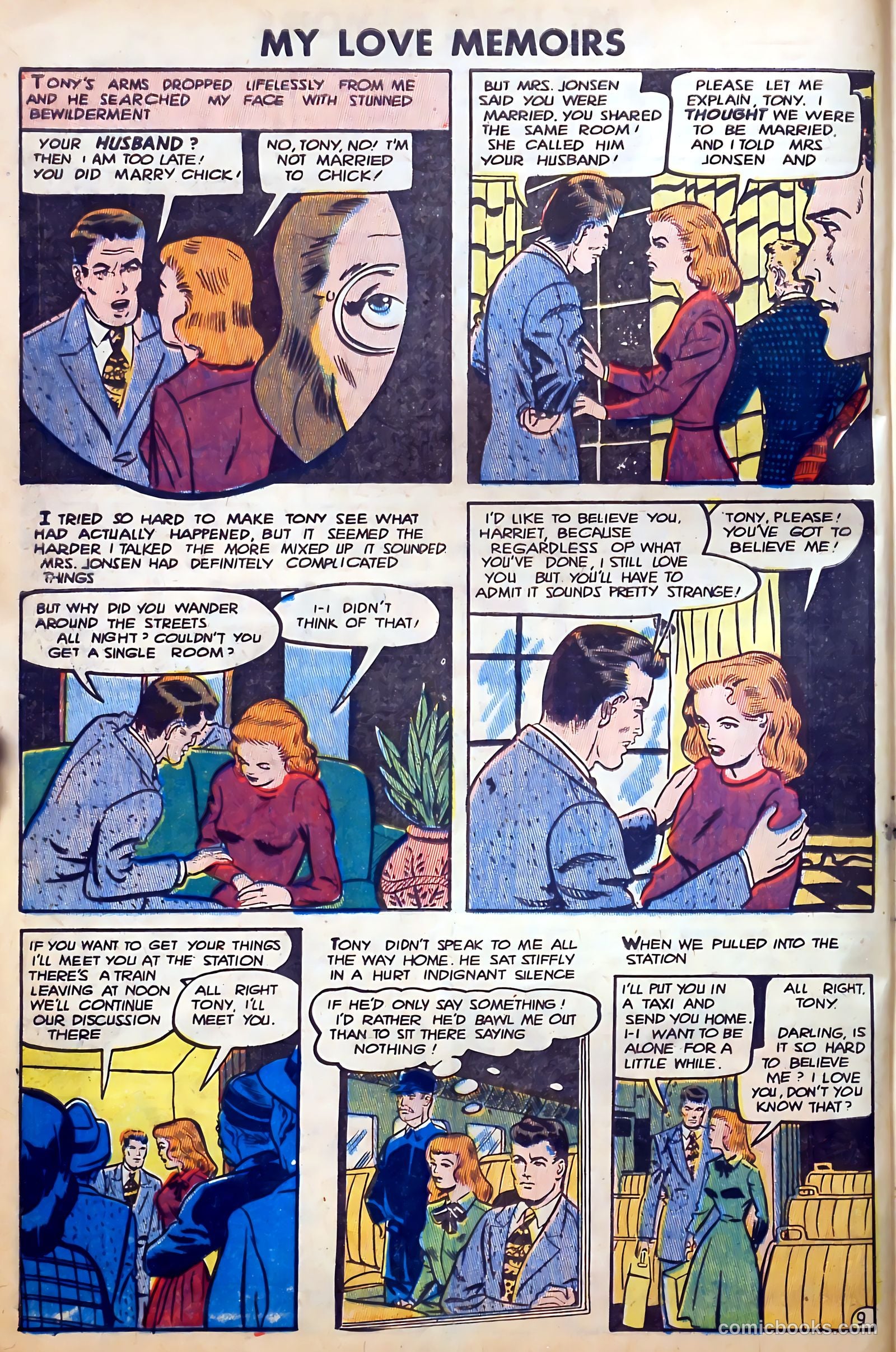 Romantic Thrills #1 (1950) — page 10 of 132