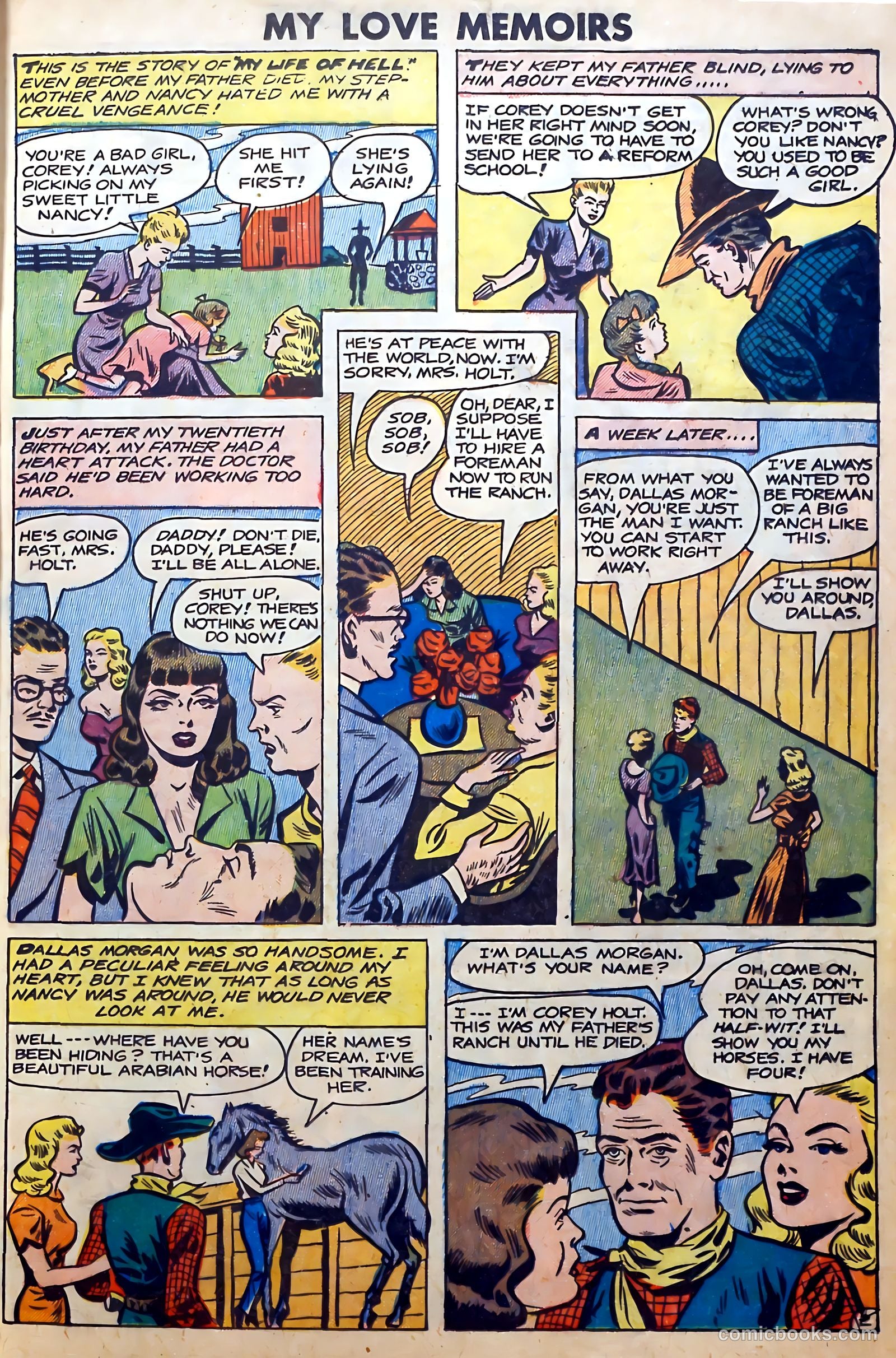 Romantic Thrills #1 (1950) — page 13 of 132