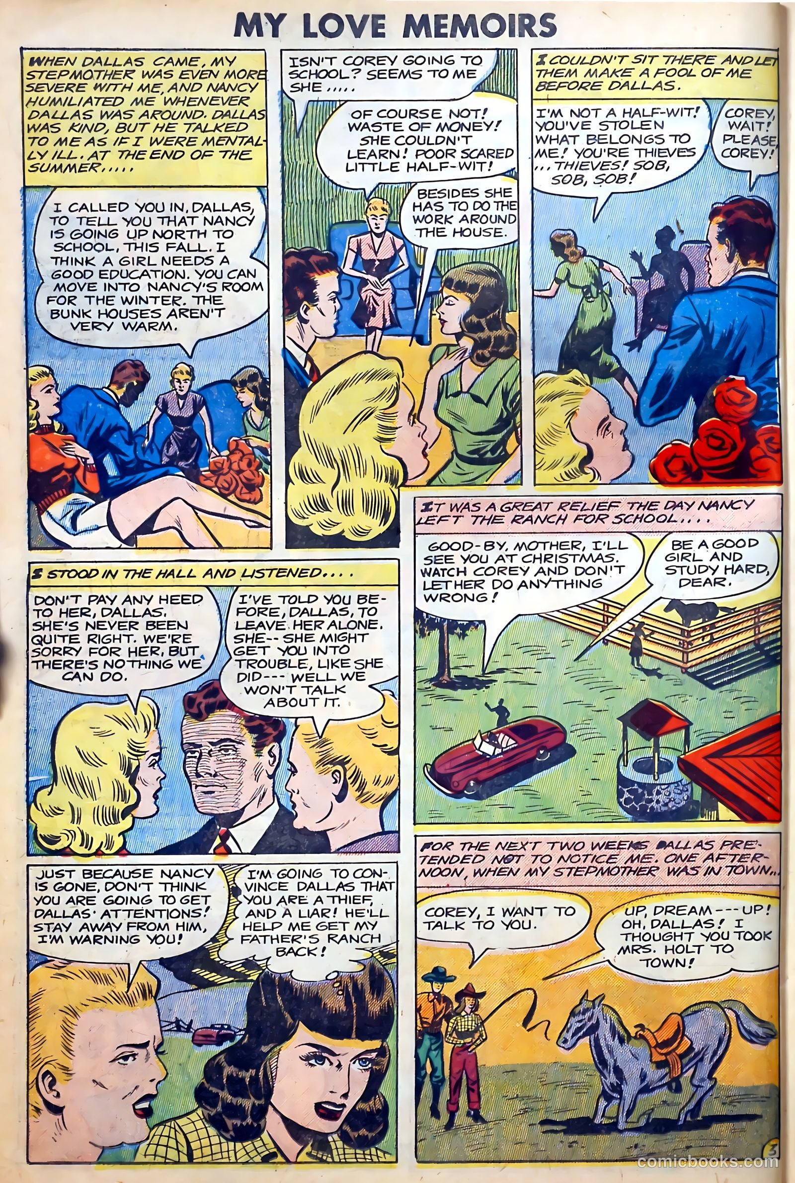 Romantic Thrills #1 (1950) — page 14 of 132